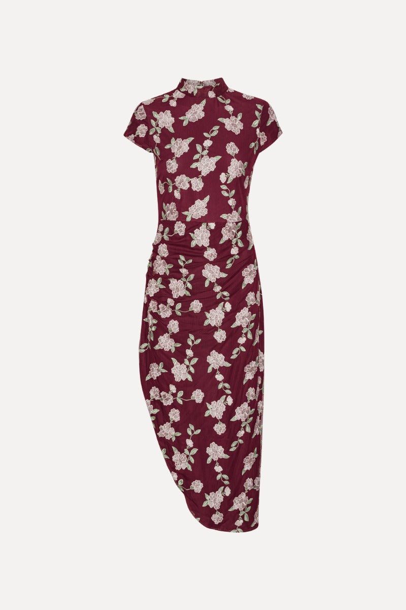 Mesh Asymmetric Dress