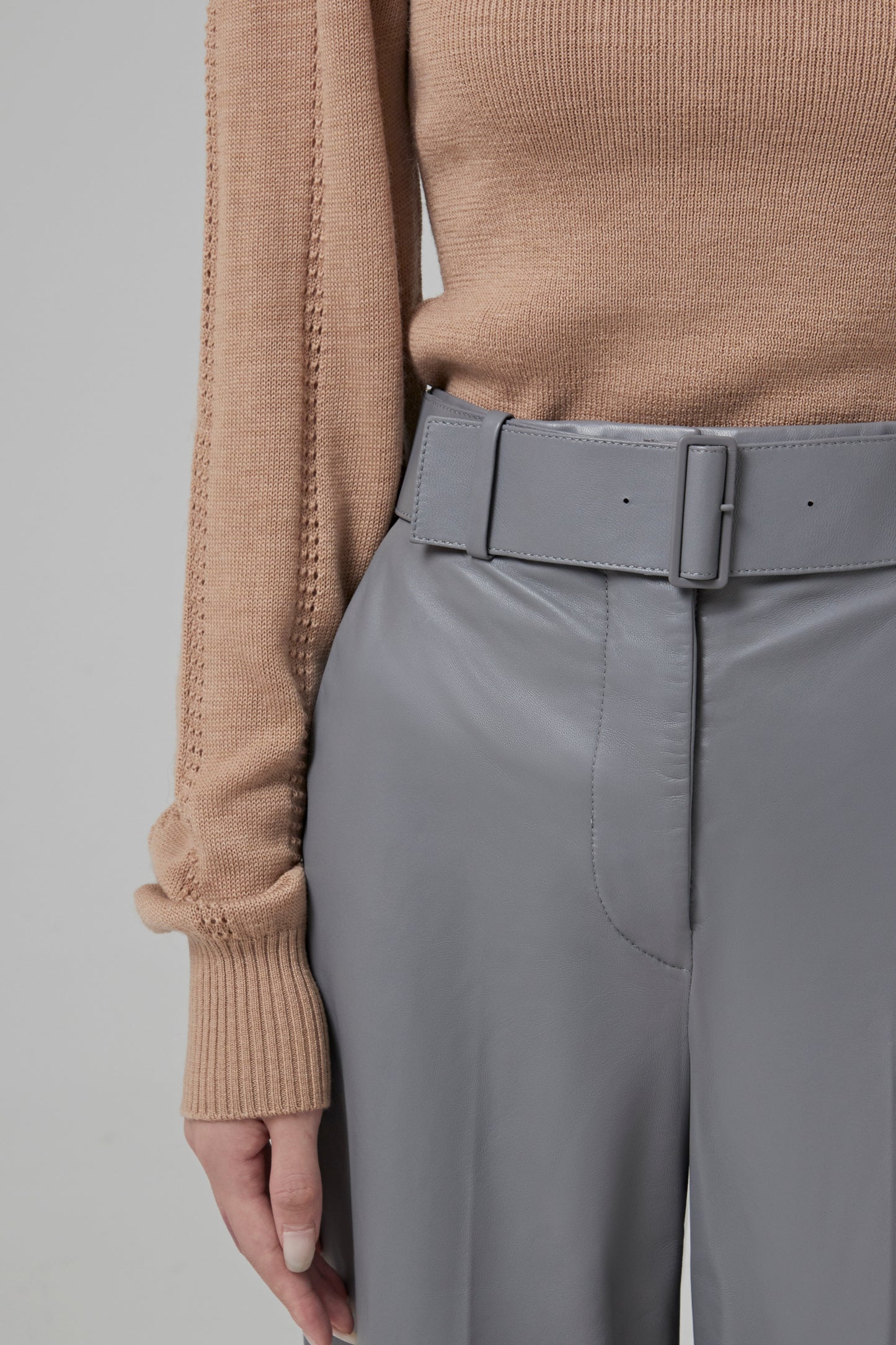 Taja-Pant-Nappa Leather