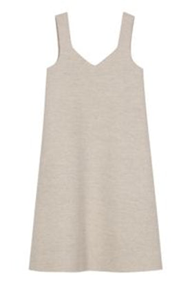 DOUBLE FACE MIDI DRESS