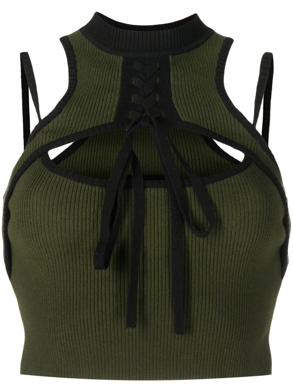 HALTER NECK KNIT TOP