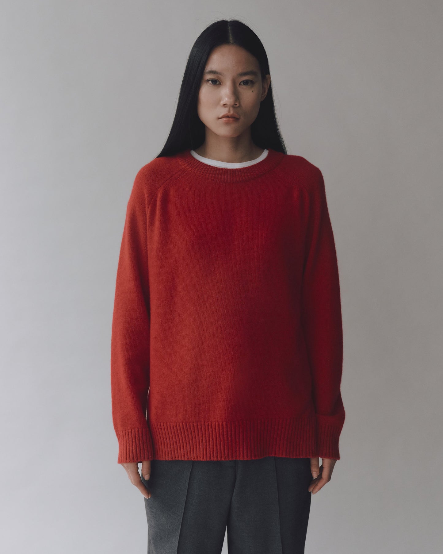 CHASHMERE BLEND CREWNECK KNIT