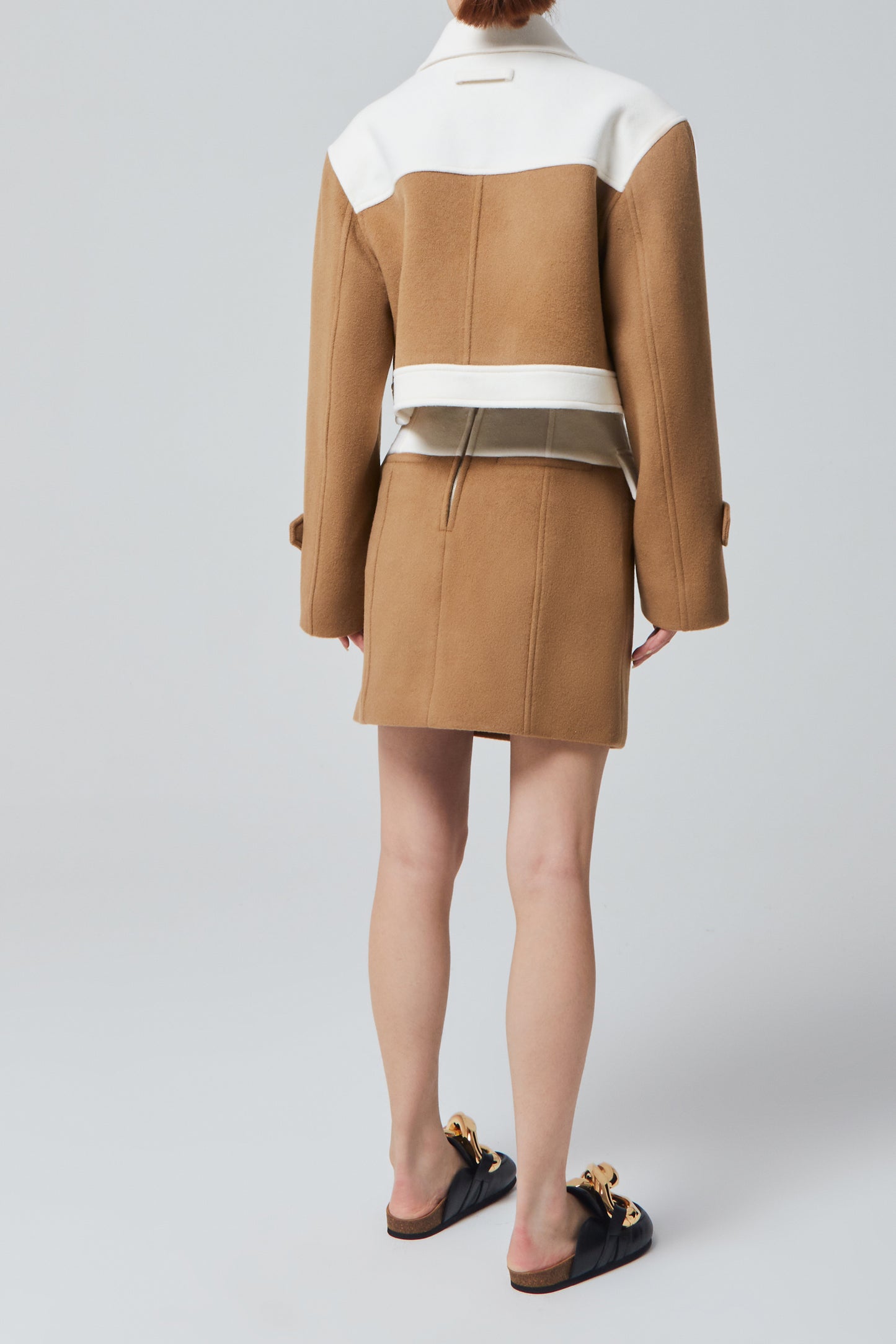 WOOL MINI SKIRT