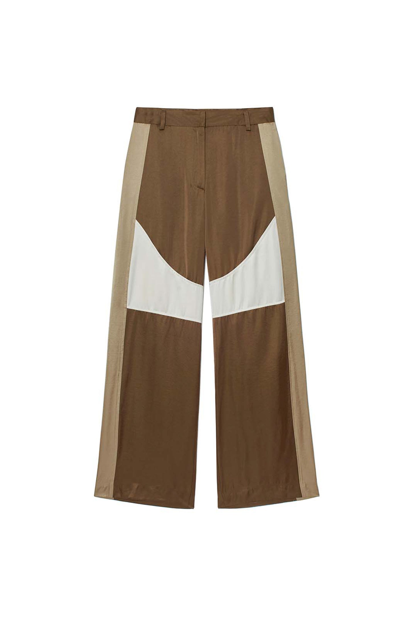 DIVIDE SATIN PANTS