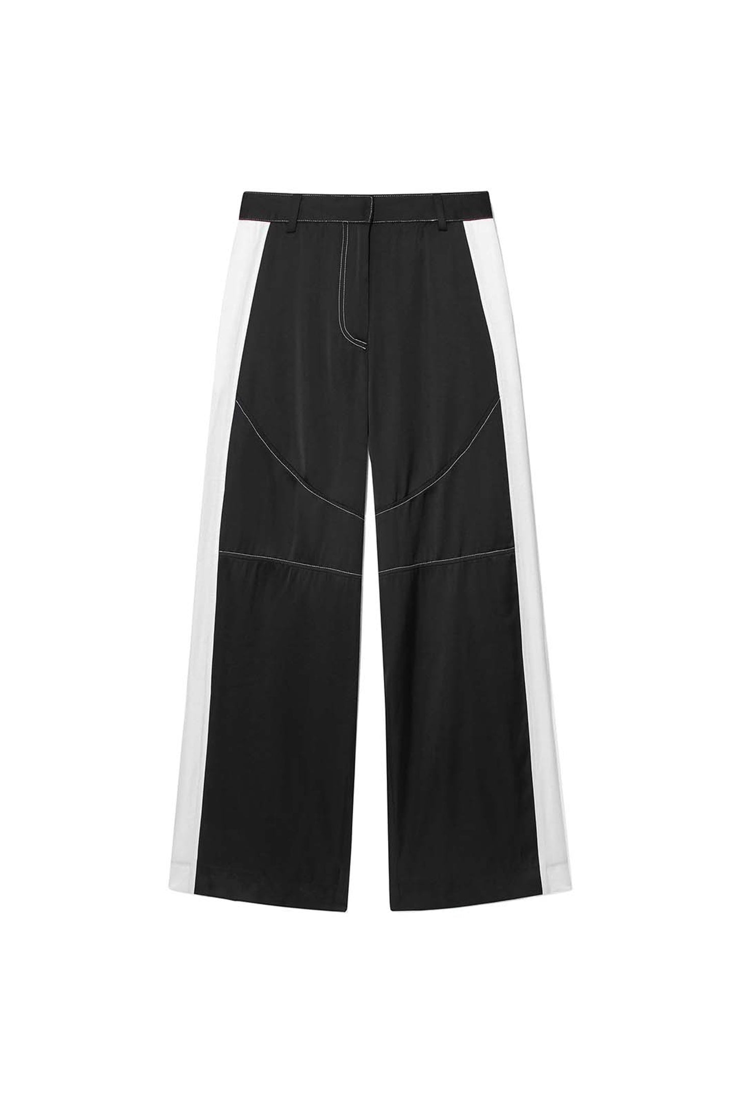 DIVIDE SATIN PANTS