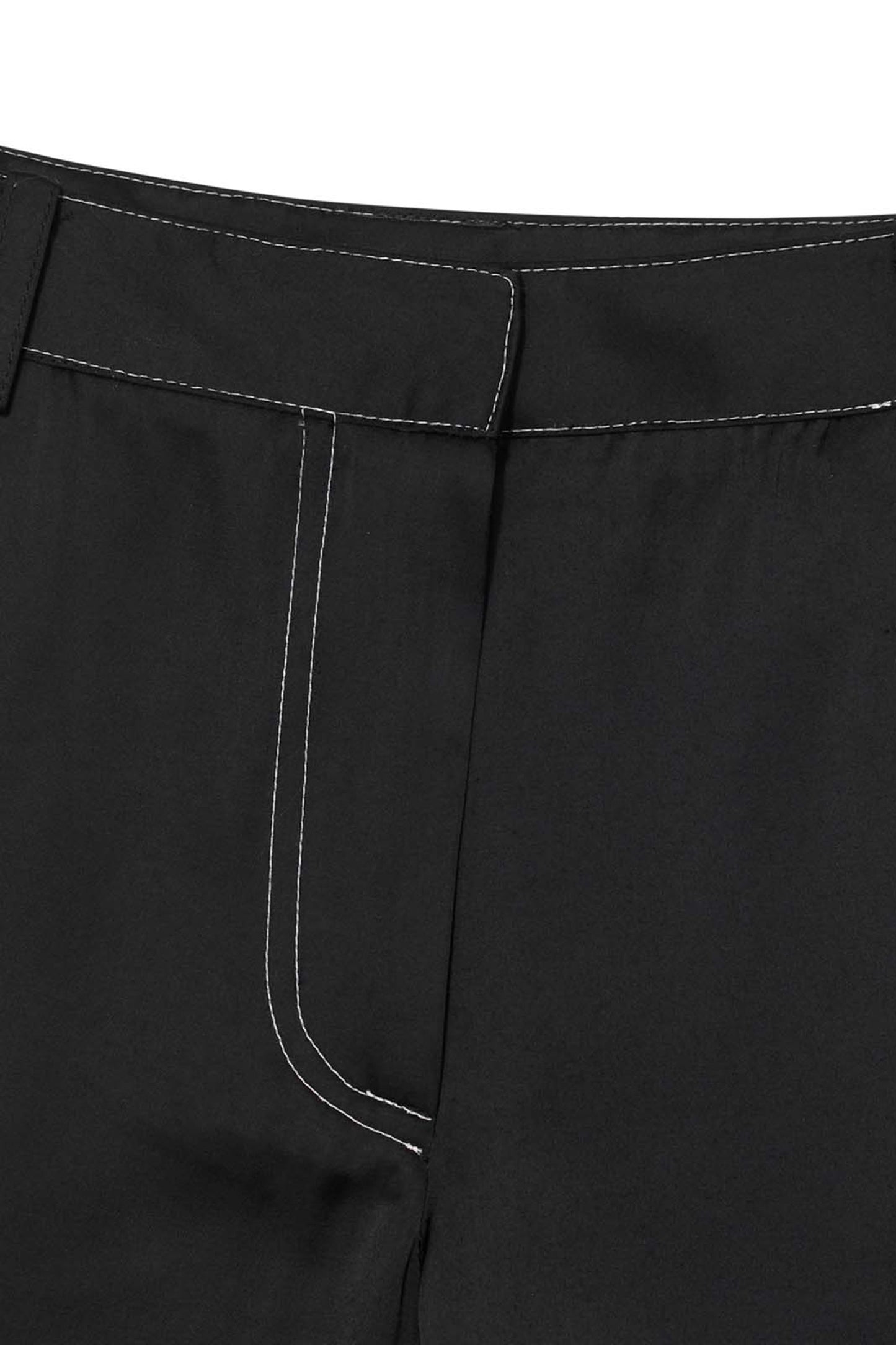 DIVIDE SATIN PANTS