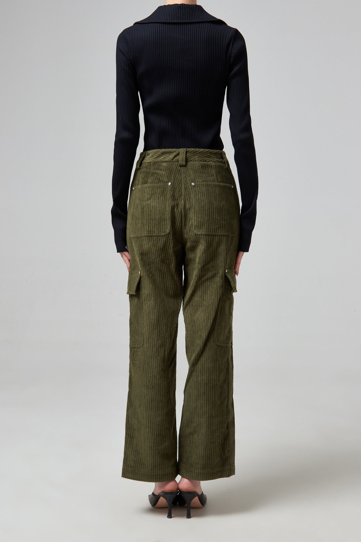 CORD PANT.IRREGULAR