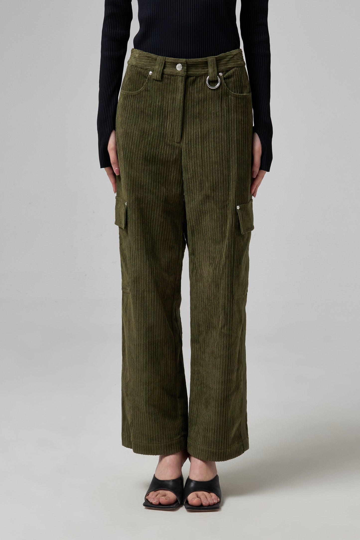 CORD PANT.IRREGULAR