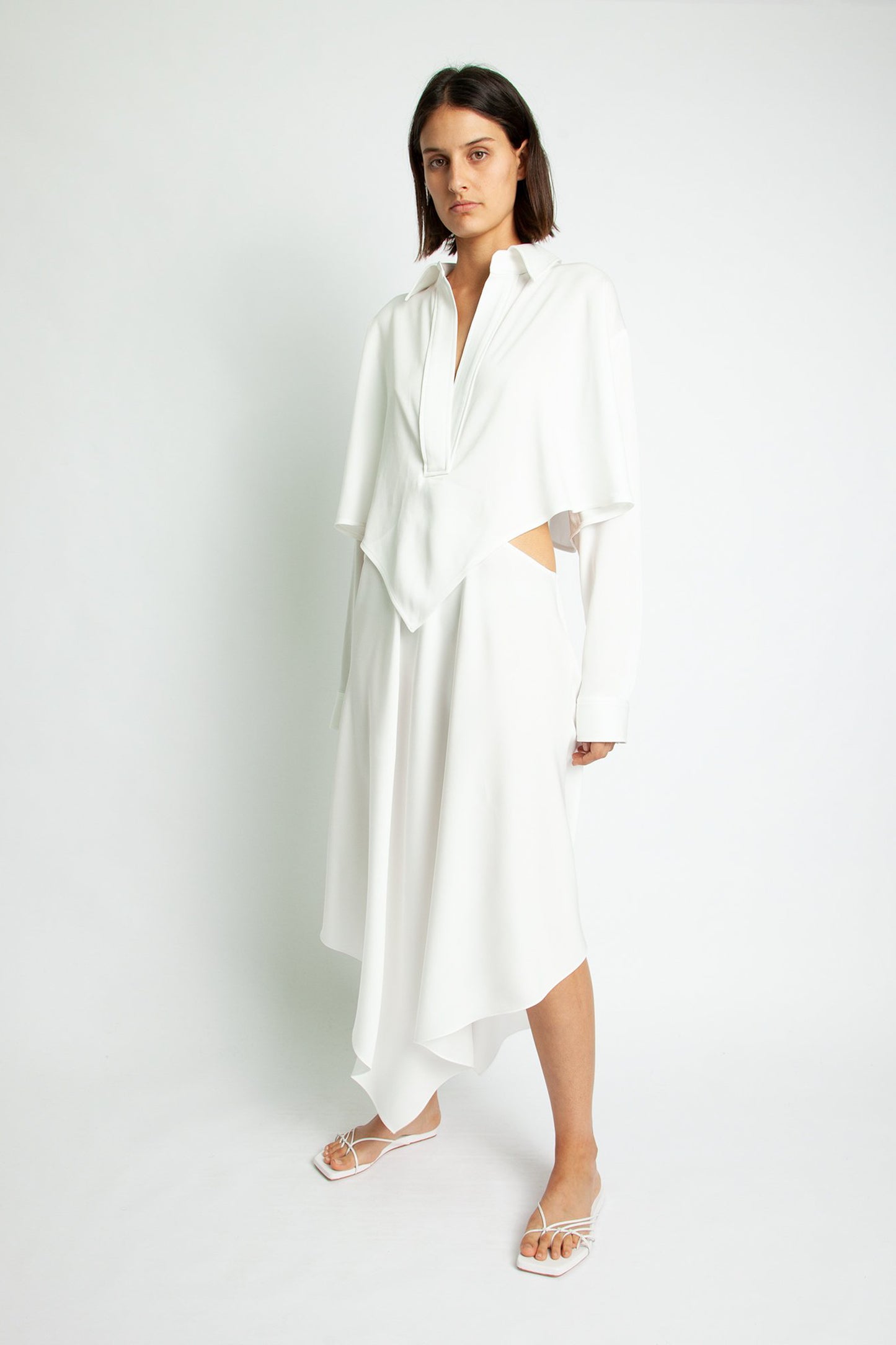 BANDANA SCARF SHIRT DRESS