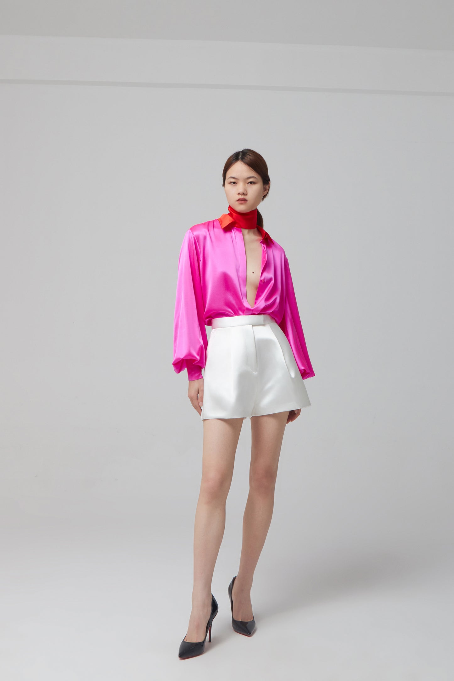 SUTTON- SILK SATIN BALLON SLEE