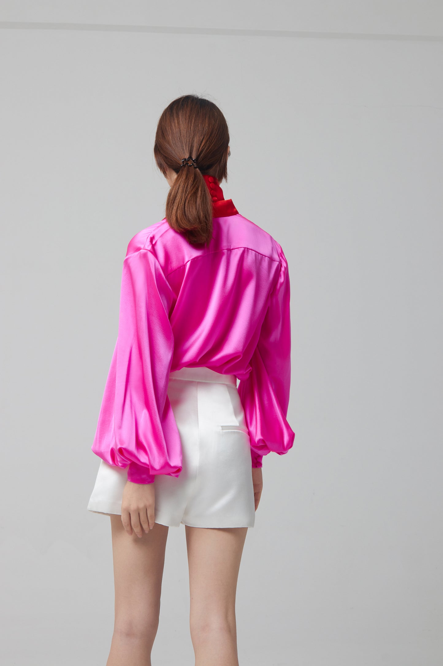 SUTTON- SILK SATIN BALLON SLEE