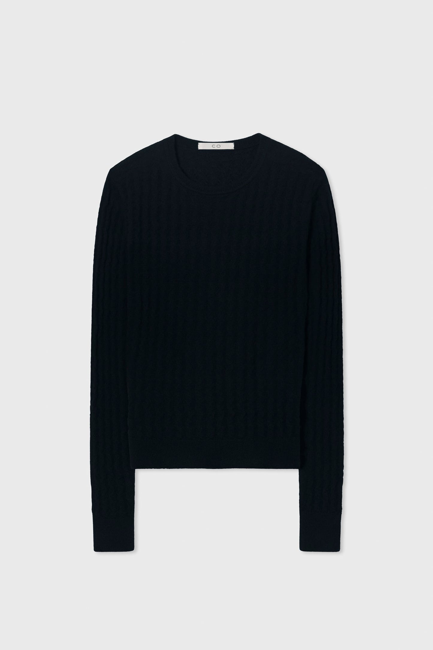 WAFFLE KNIT SWEATER