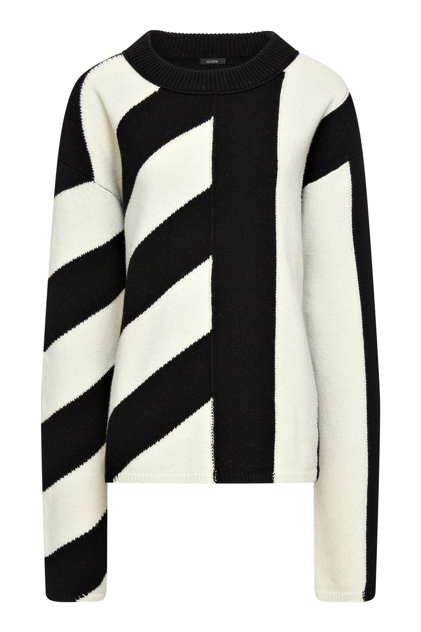Rd Nk Ls-Graphic Knit