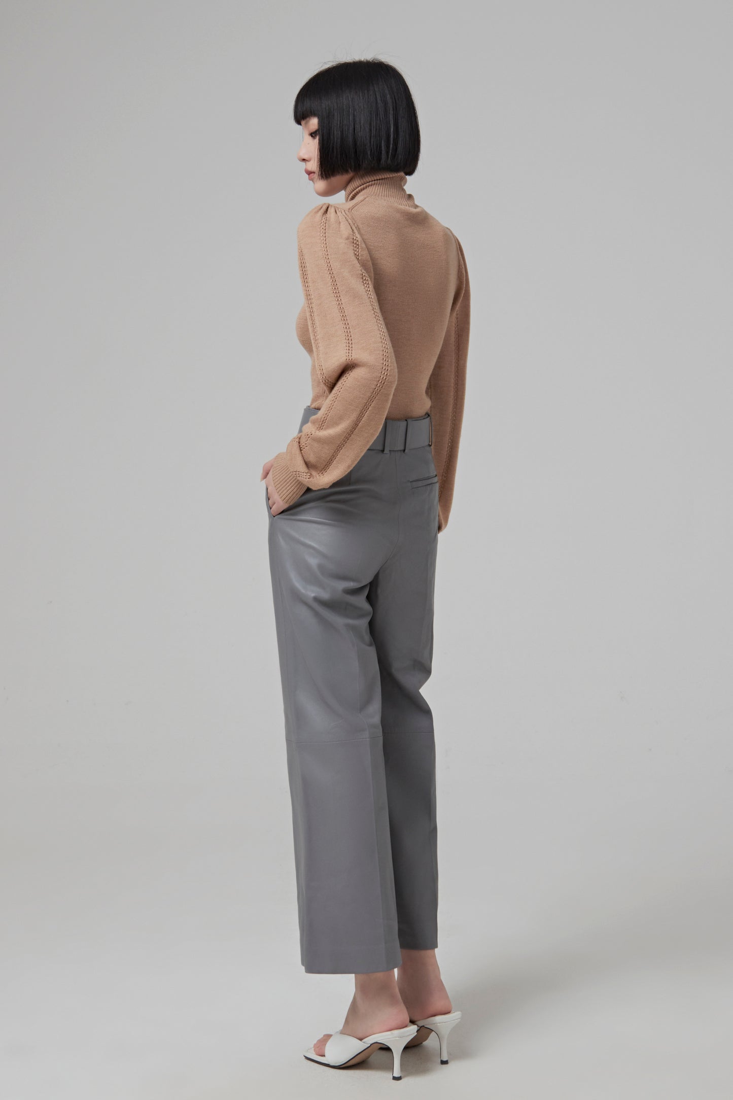 Taja-Pant-Nappa Leather