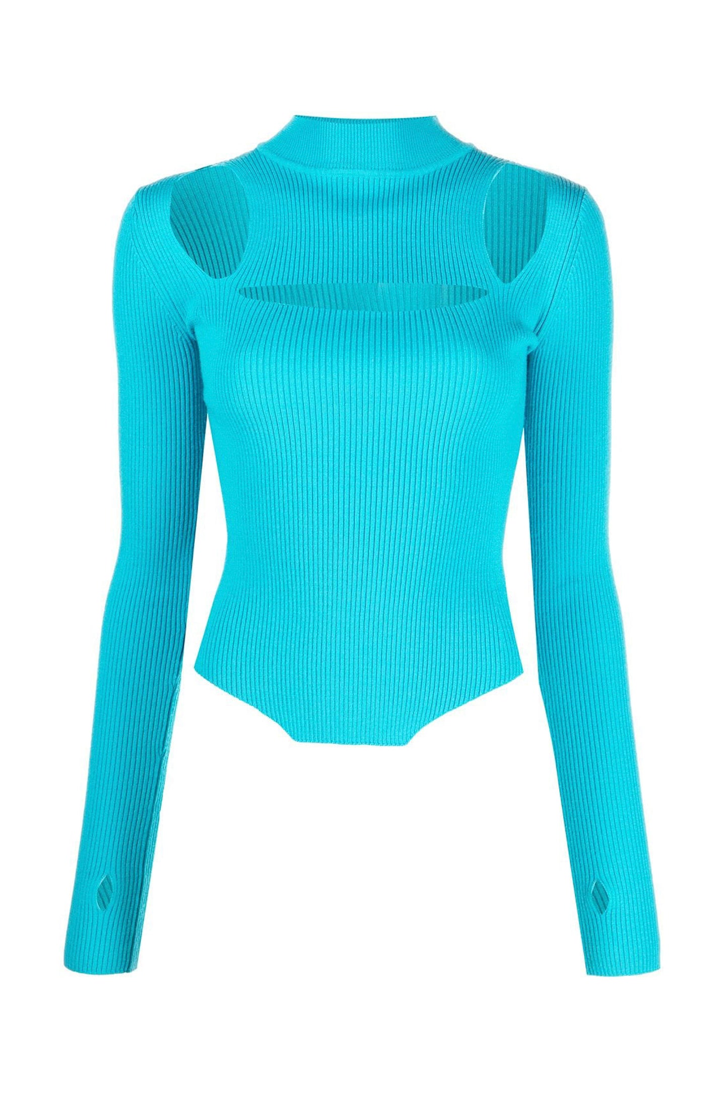 SLIT KNIT TOP