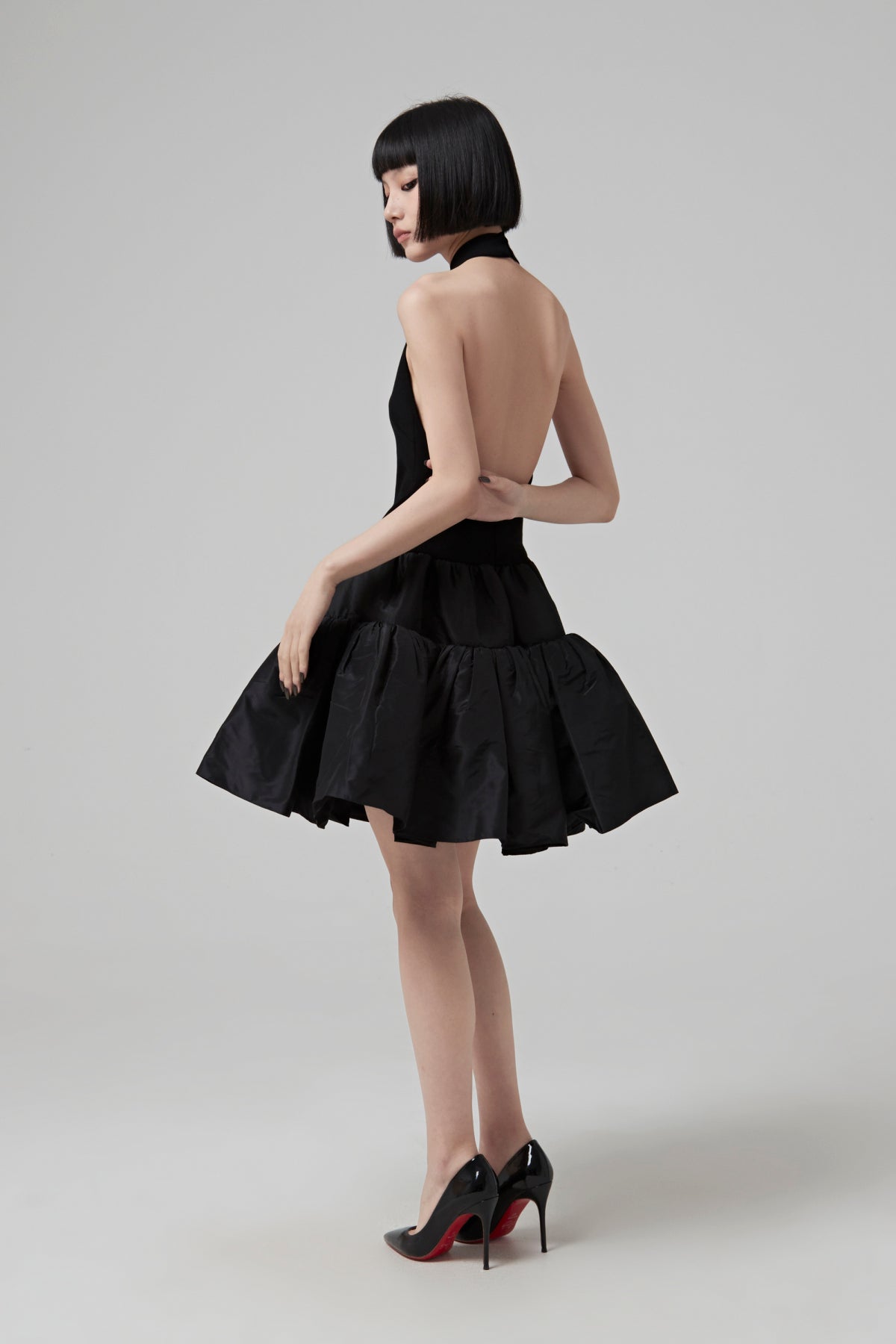 KNIT HALTER BODY & T
