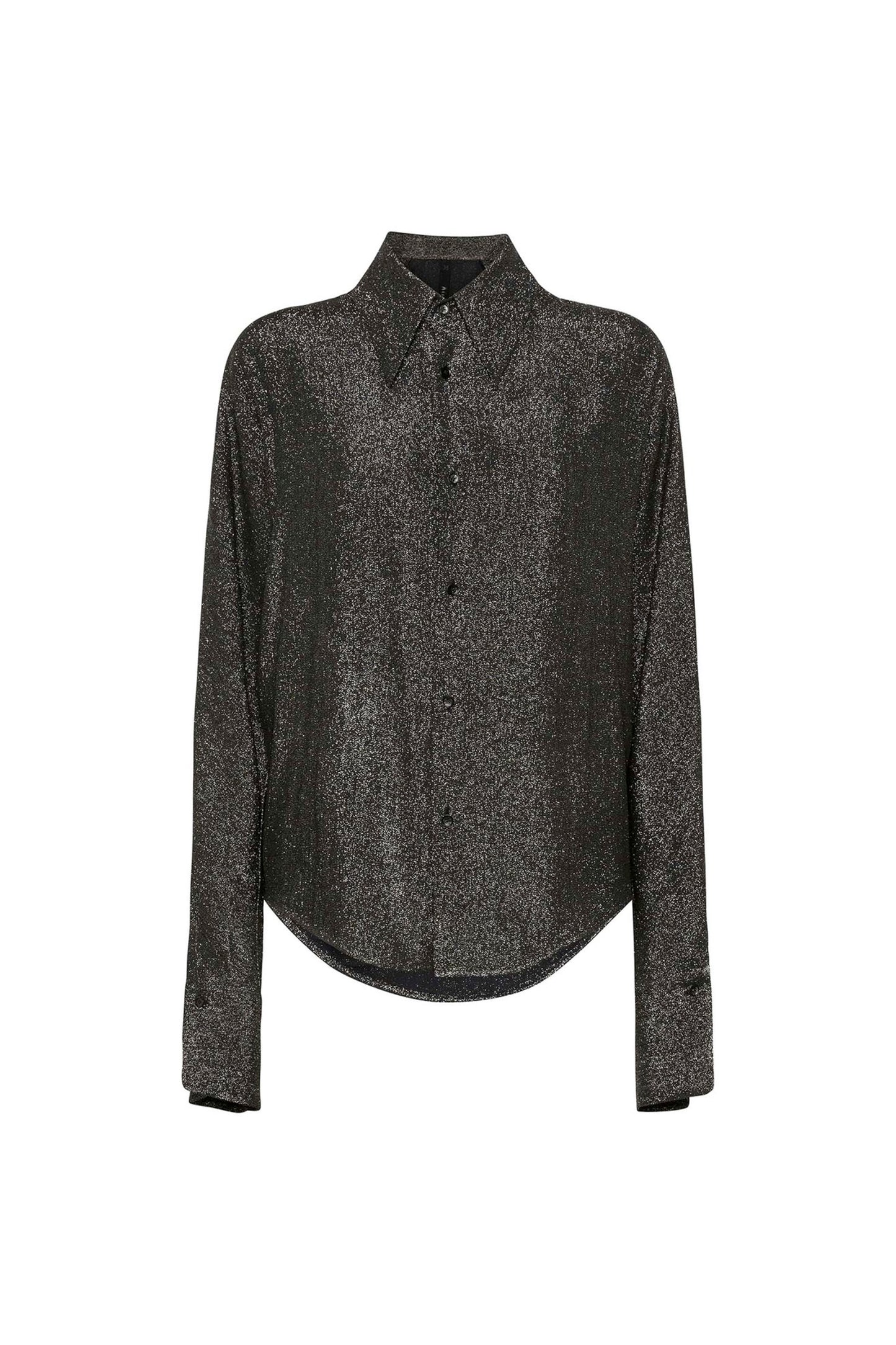 LOOSE FIT BLOUSE WITH SHIRT COLLAR
