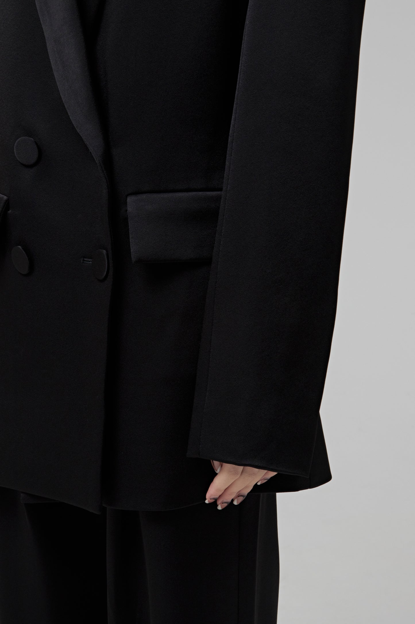 WELLS - SATIN CREPE BOYFRIEND