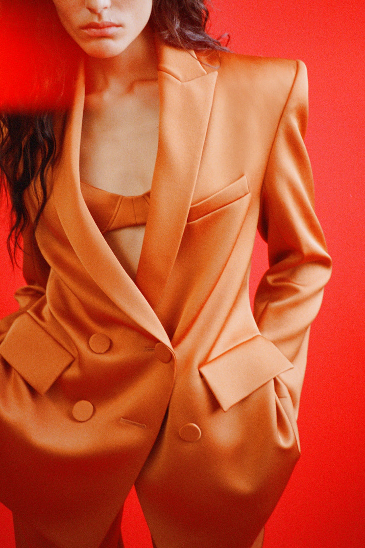 WELLS - SATIN CREPE BOYFRIEND