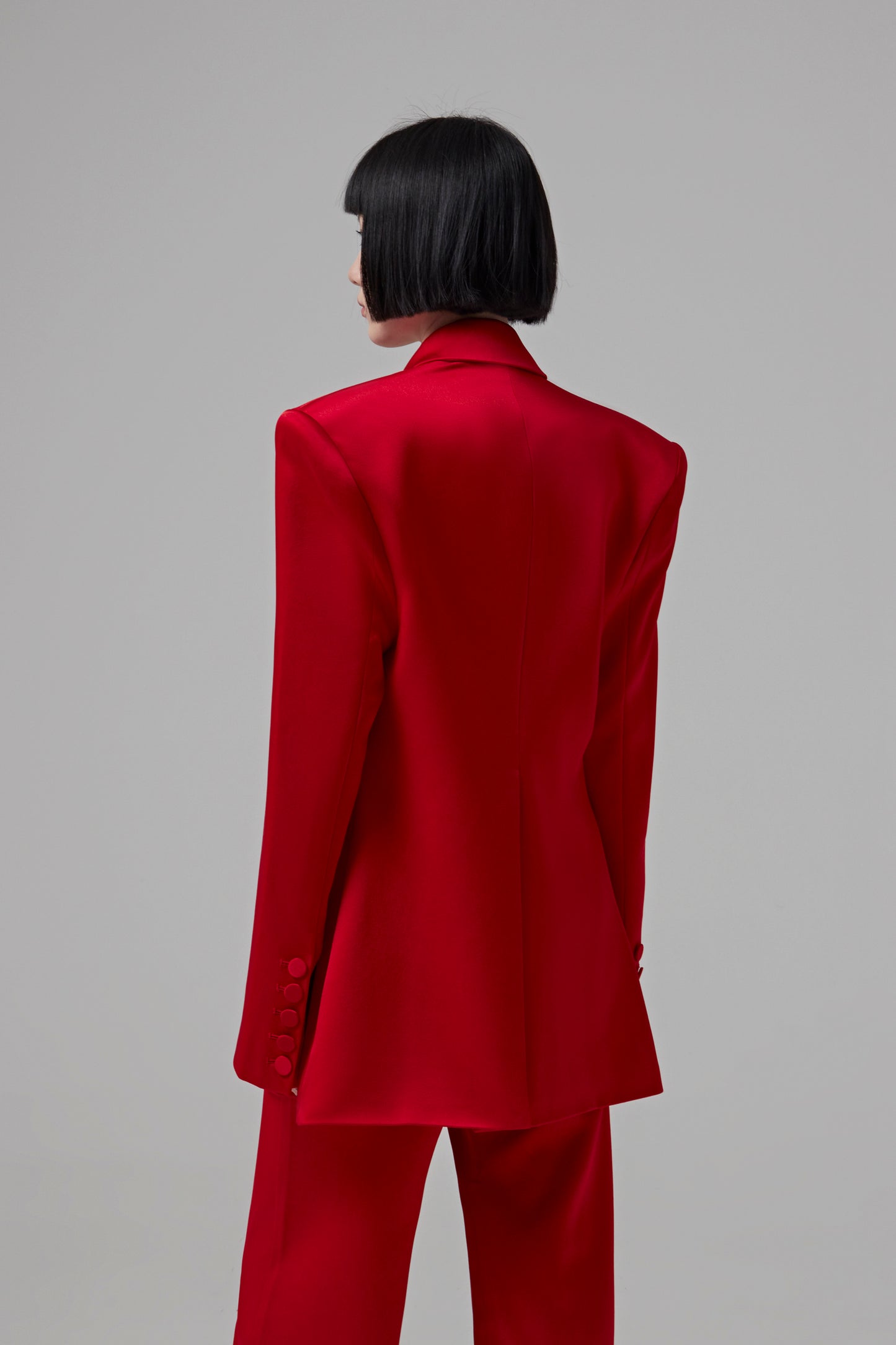 WELLS - SATIN CREPE BOYFRIEND