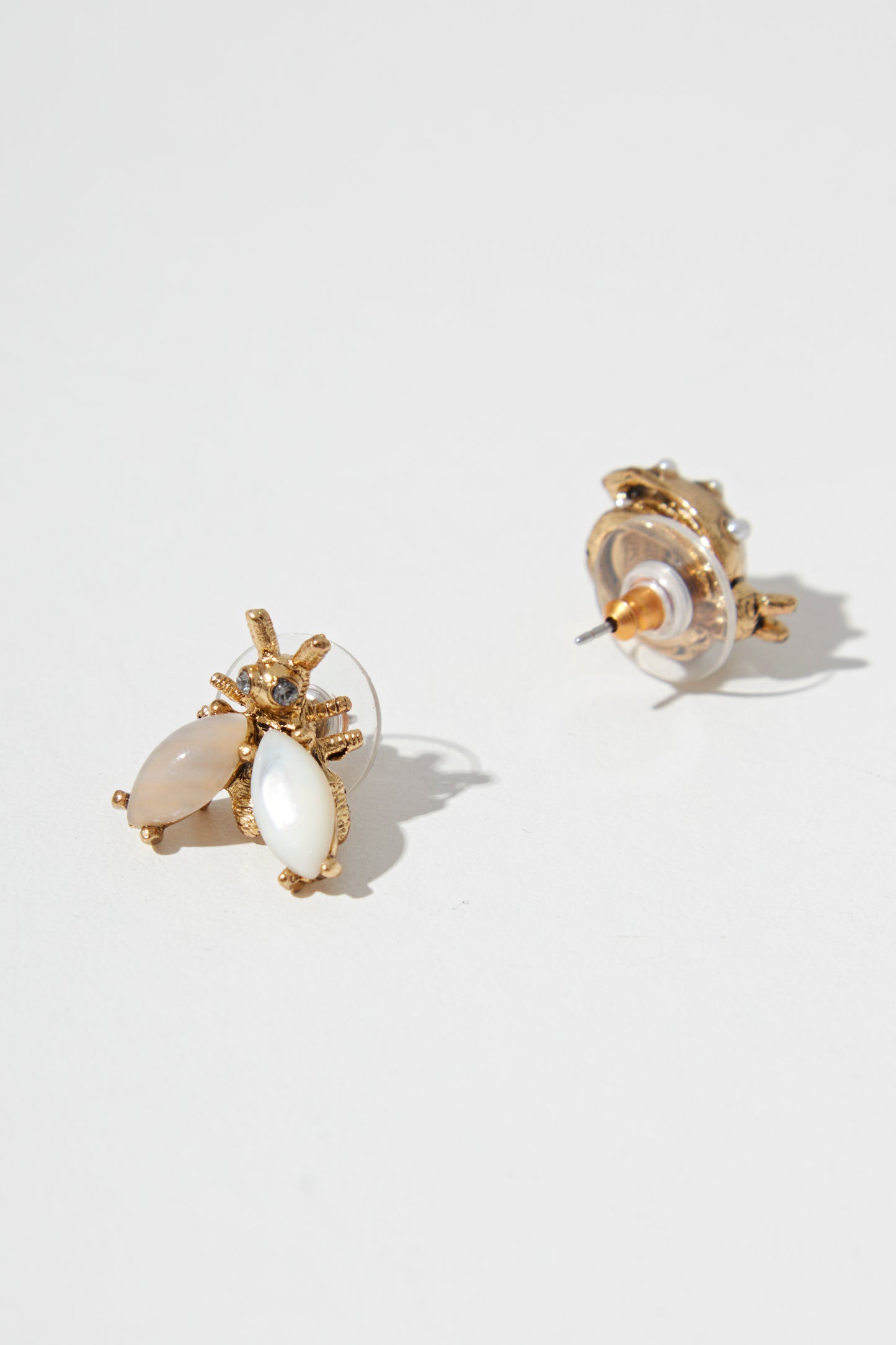 ASYMMETRIC LADYBUG EARRING