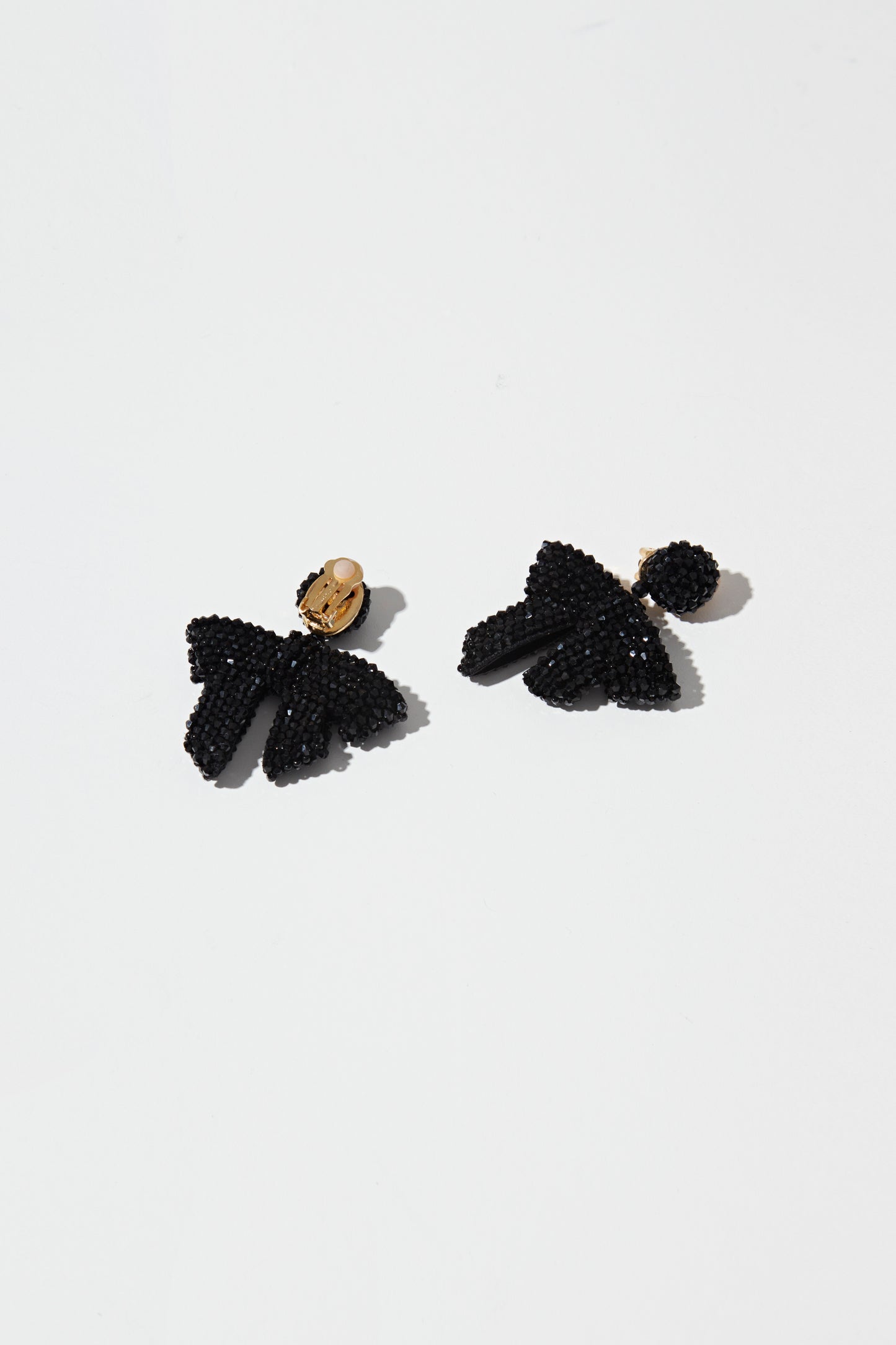 CRYSTAL BOW EARRING