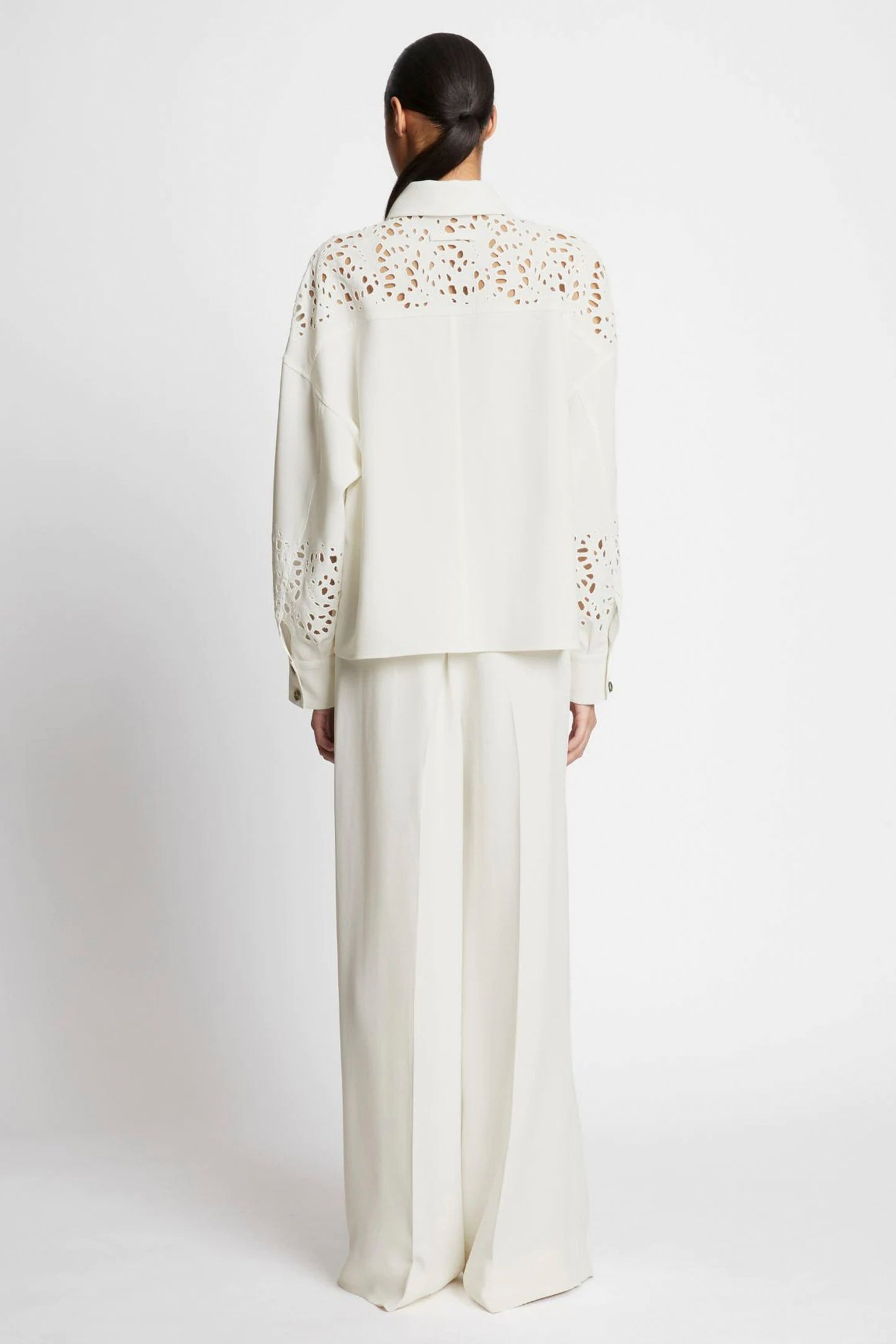 BROIDERIE ANGLAISE SHIRT