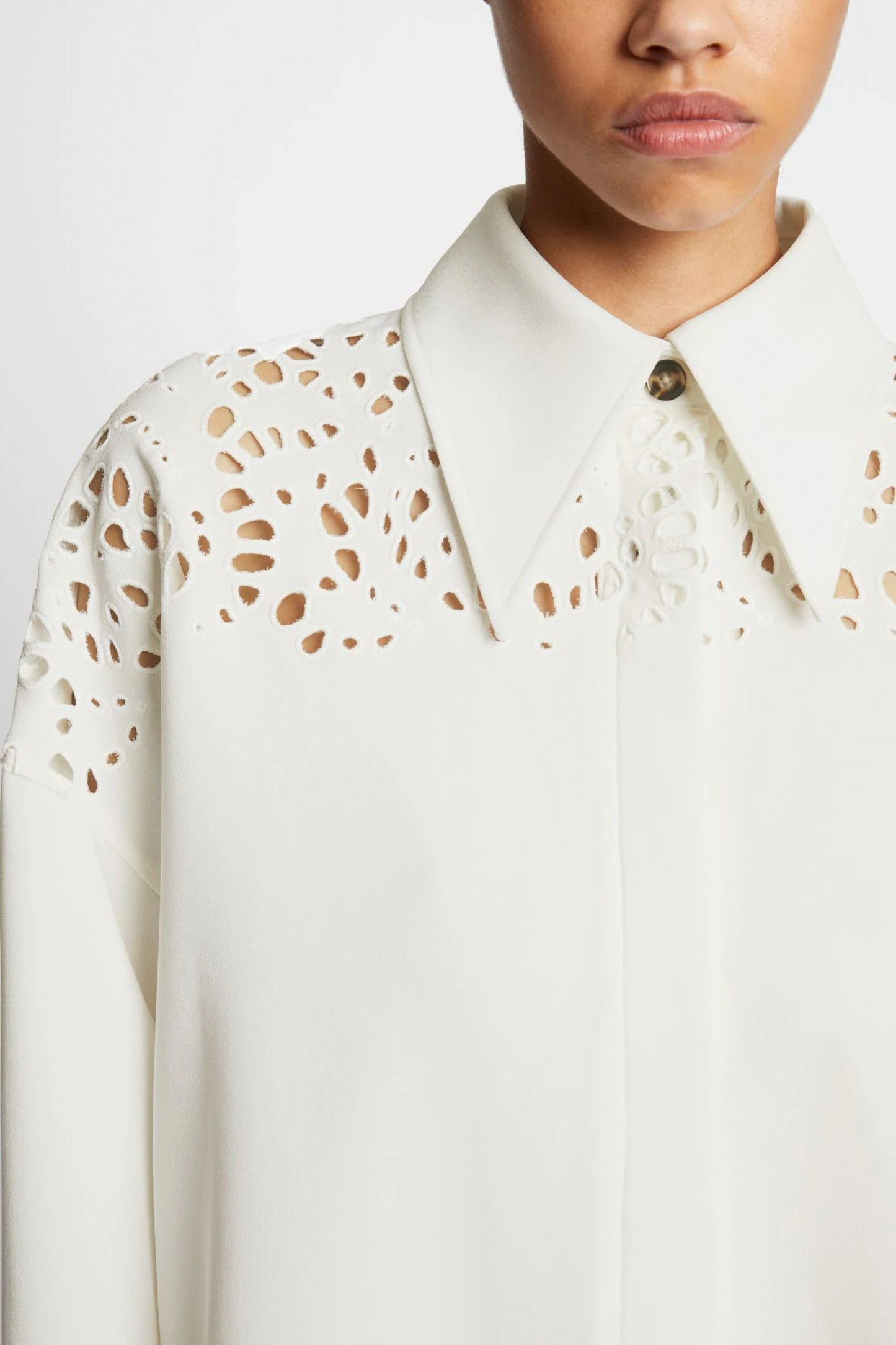 BROIDERIE ANGLAISE SHIRT