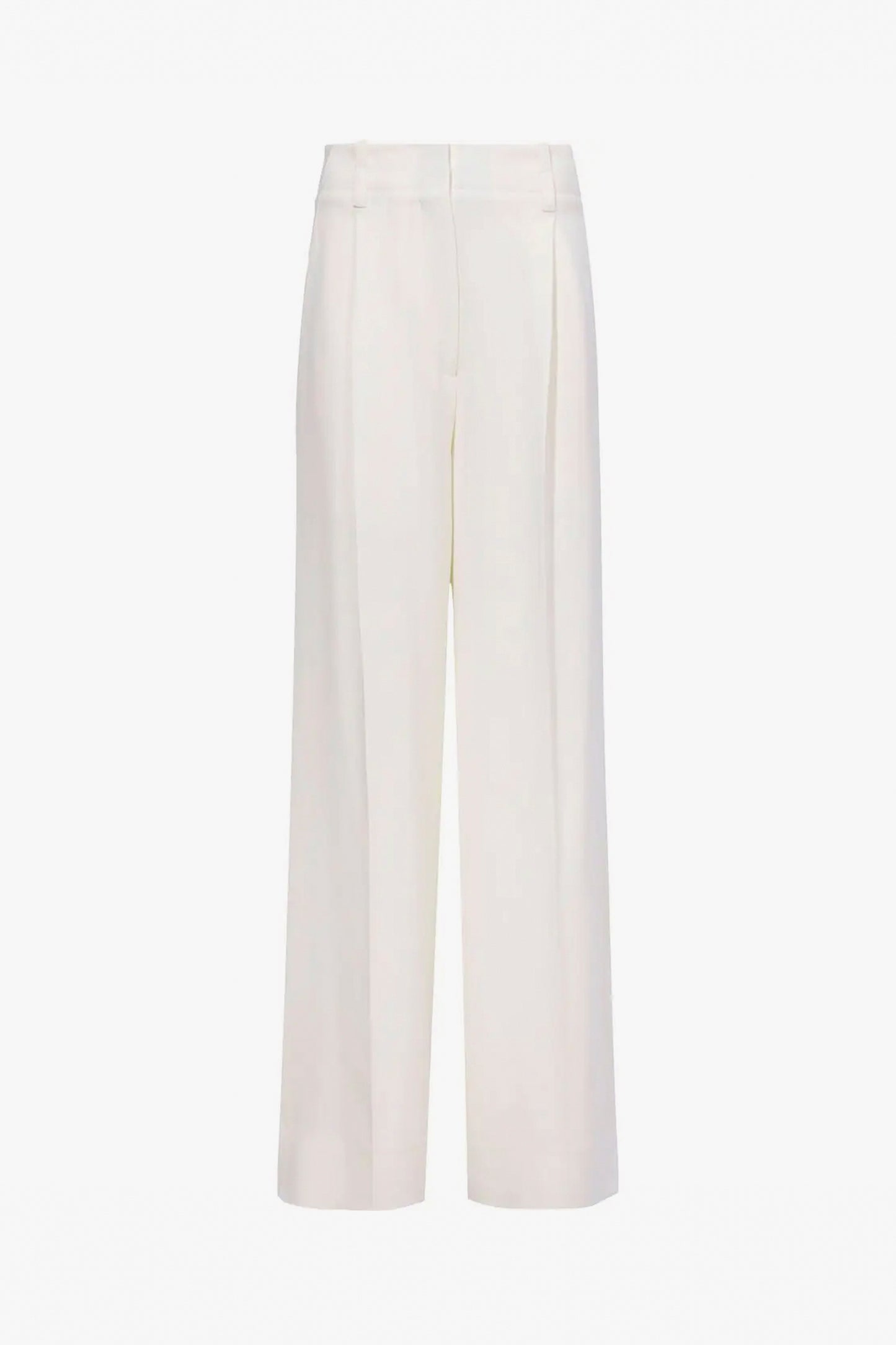 TEXTURED VISCOSE CREPE PANTS