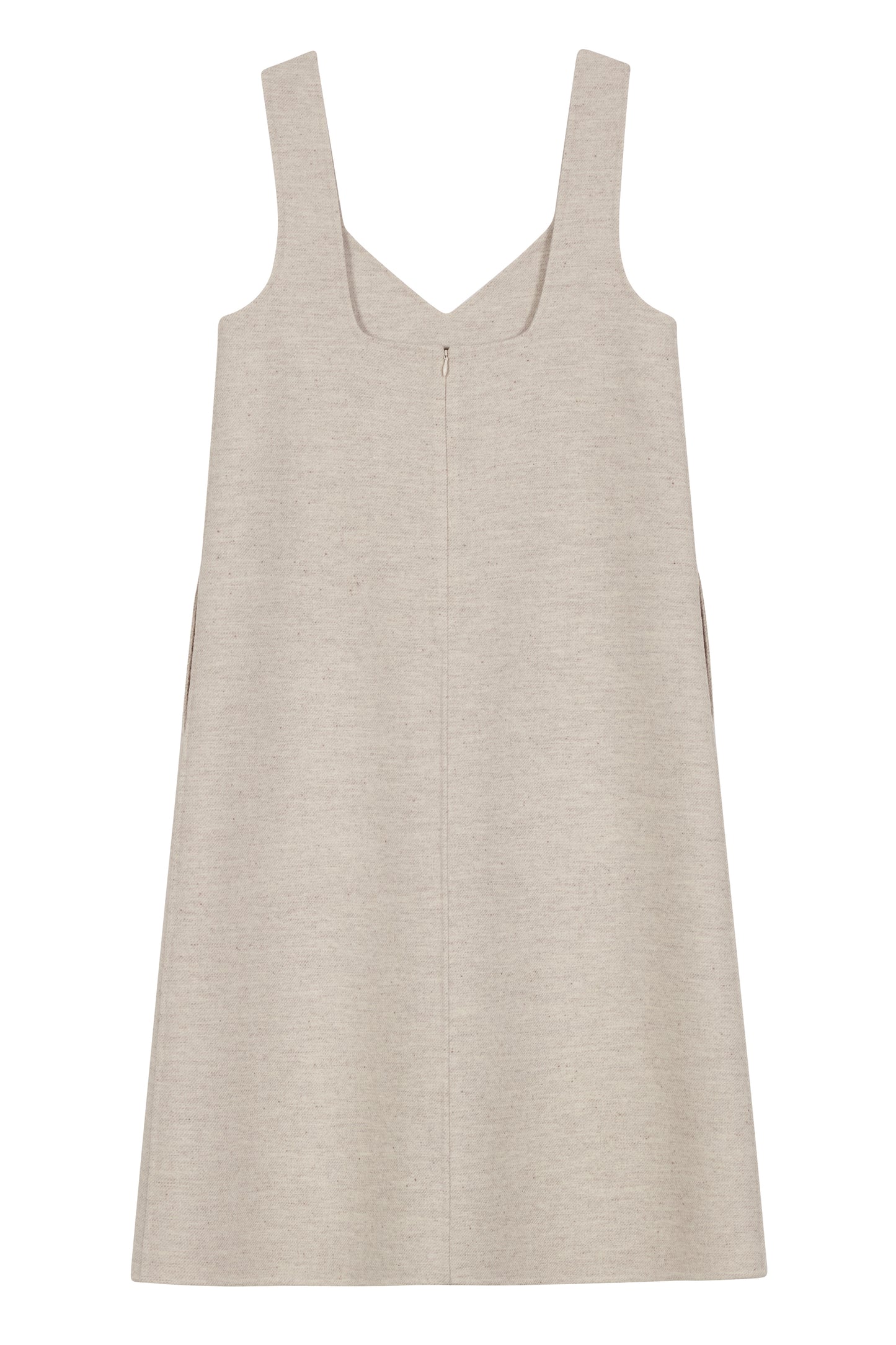 DOUBLE FACE MIDI DRESS