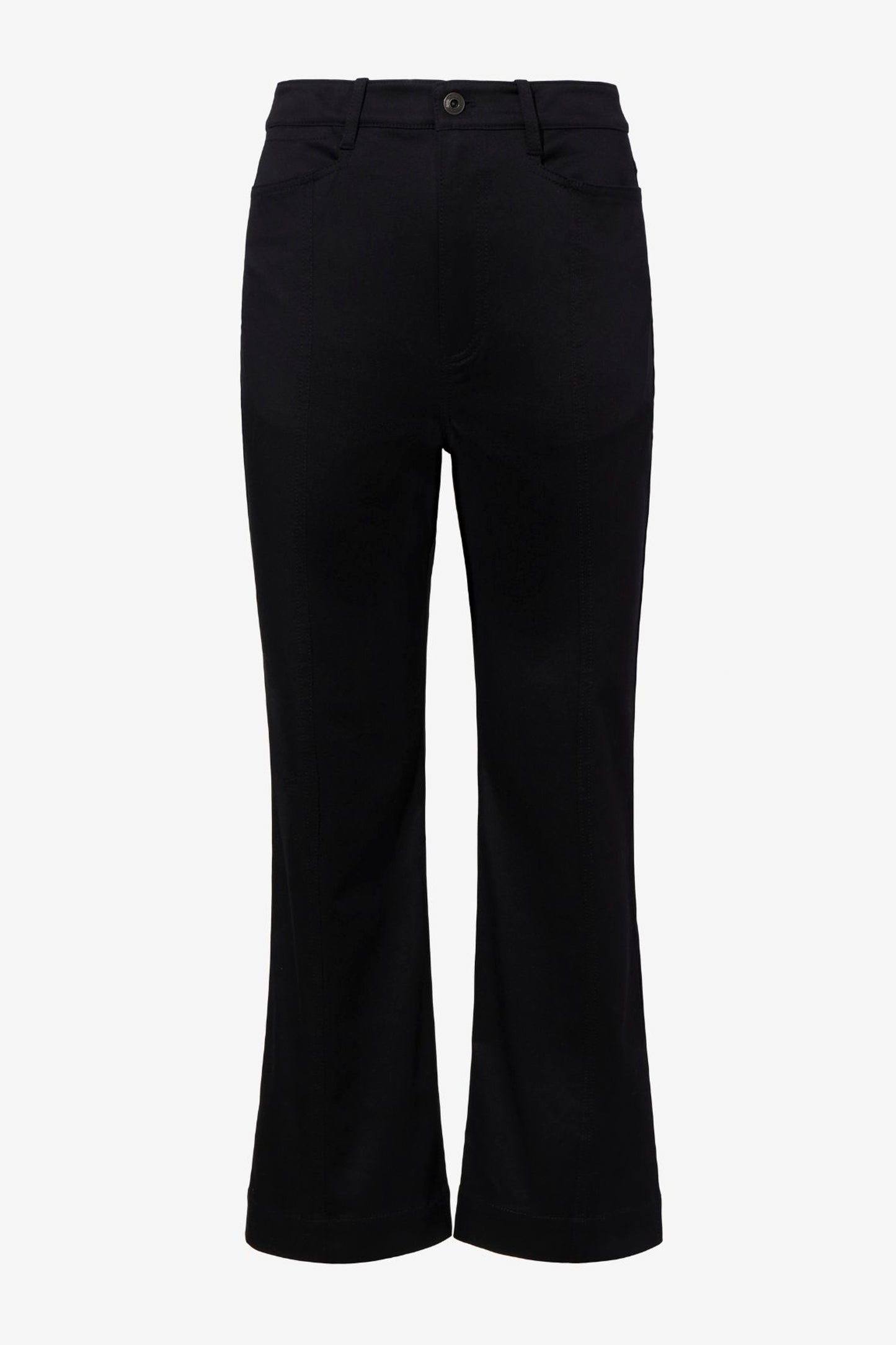 COTTON TWILL CROPPED PANTS