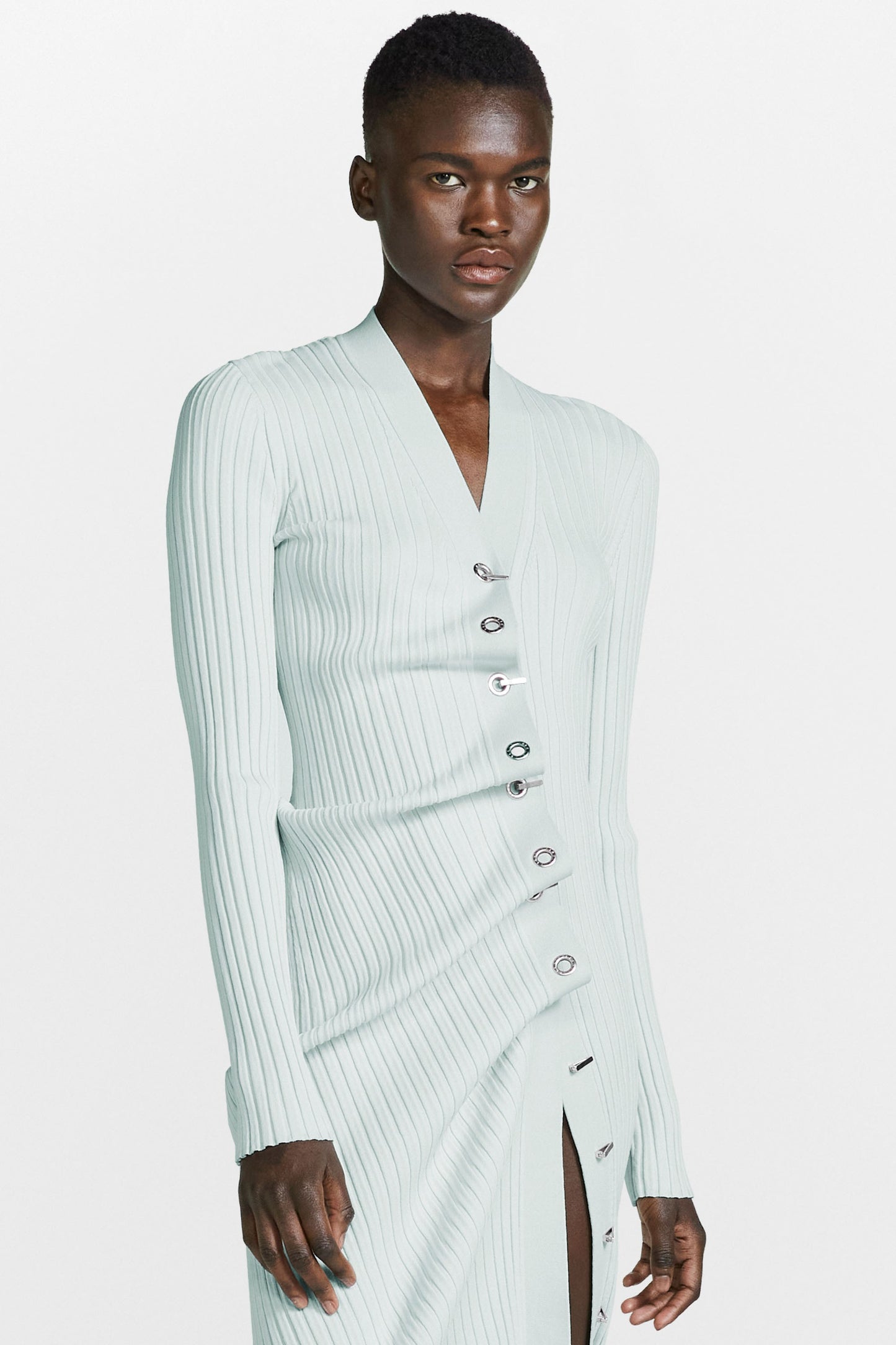 LATCH HOOK CARDIGAN DRESS