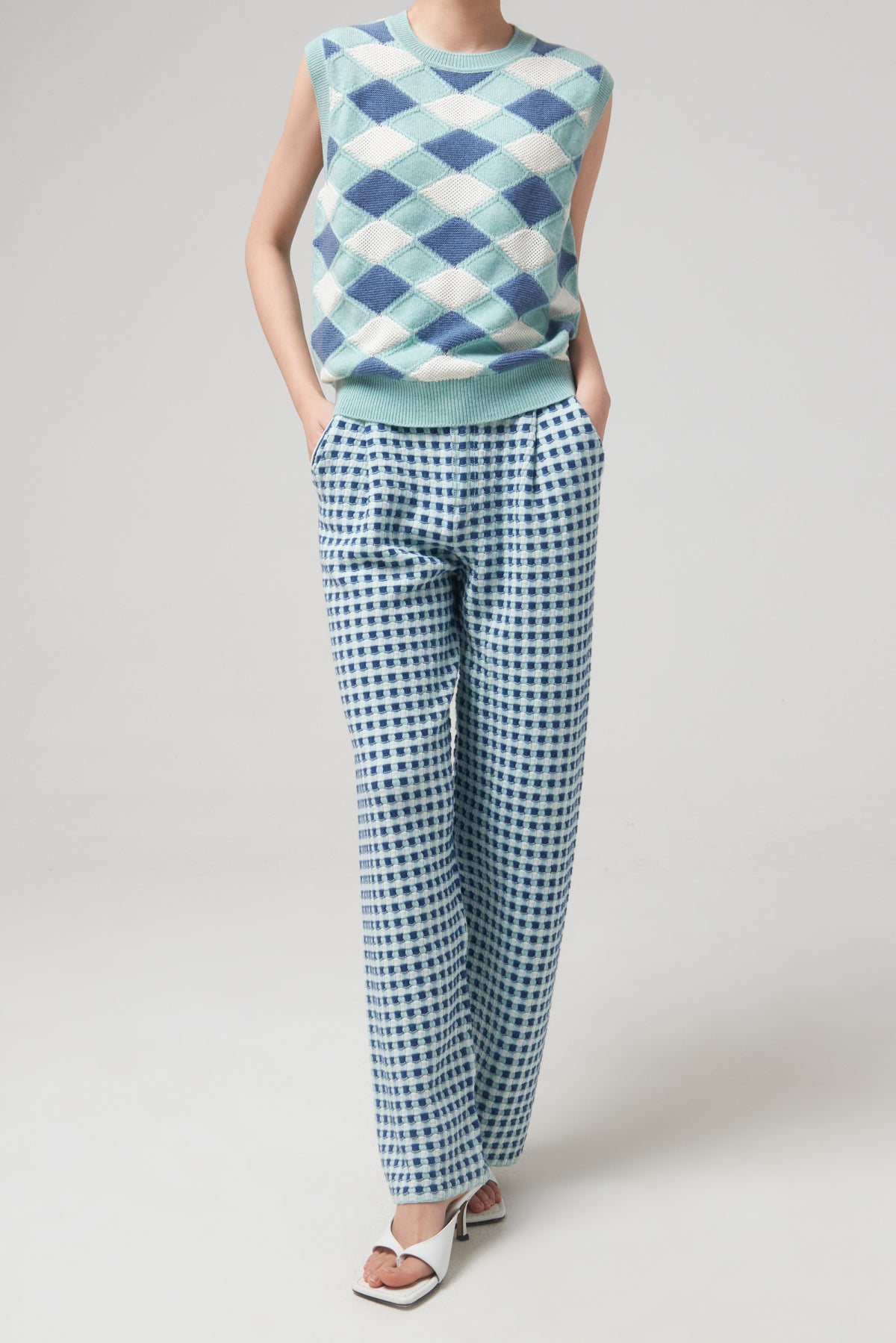 PLAID PANTS