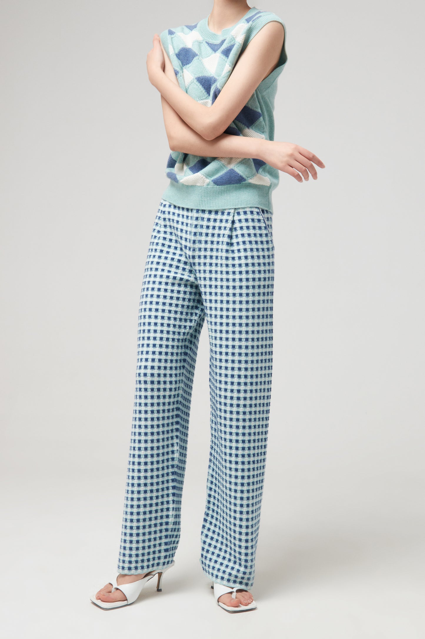 PLAID PANTS