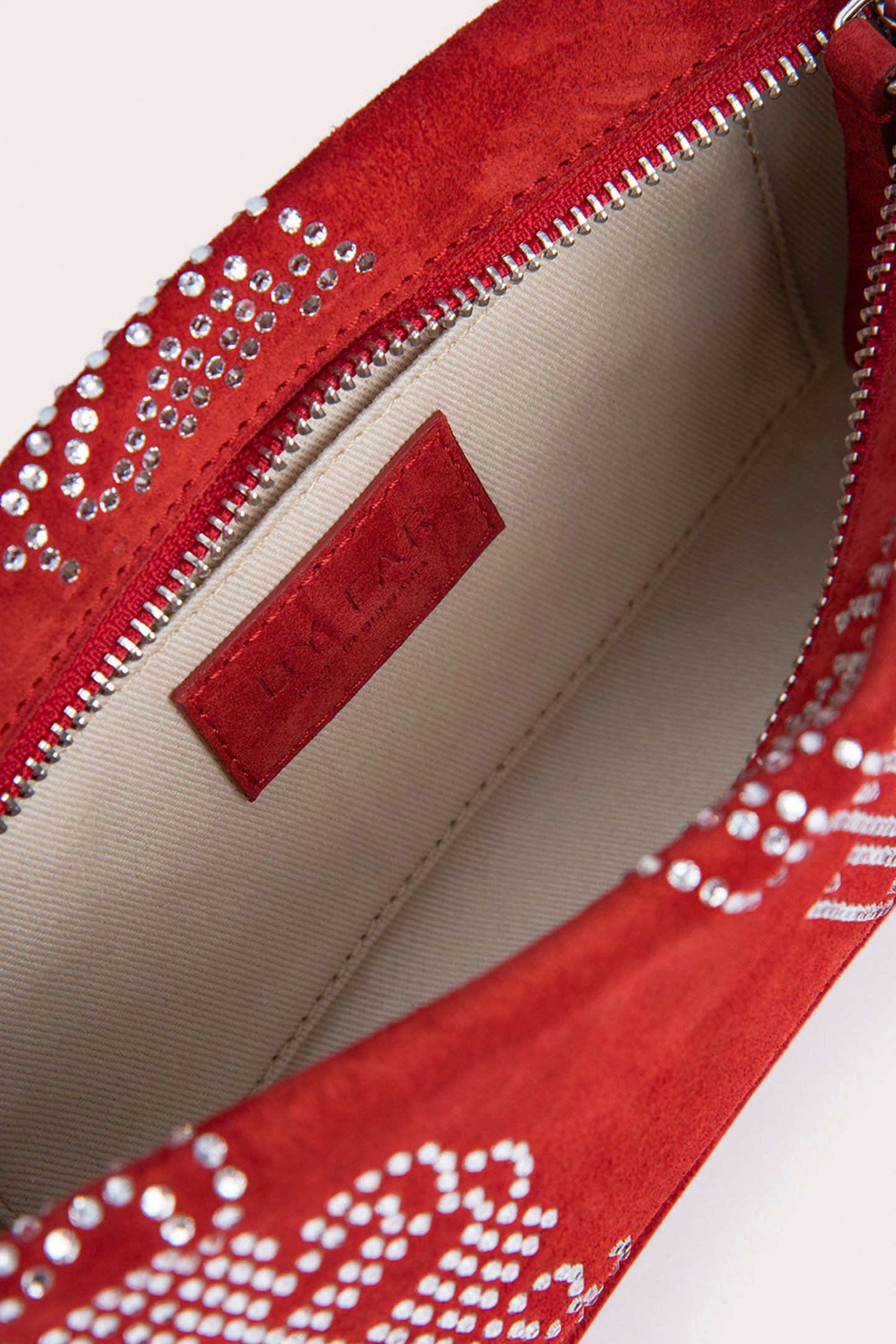 DULCE POMODORO SUEDE AND CRYSTALS