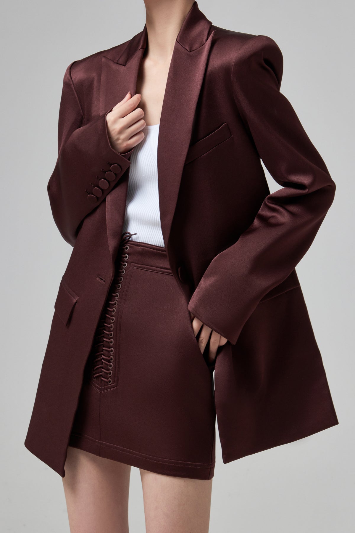 HARTFORD- SATIN CREPE OVERSIZ