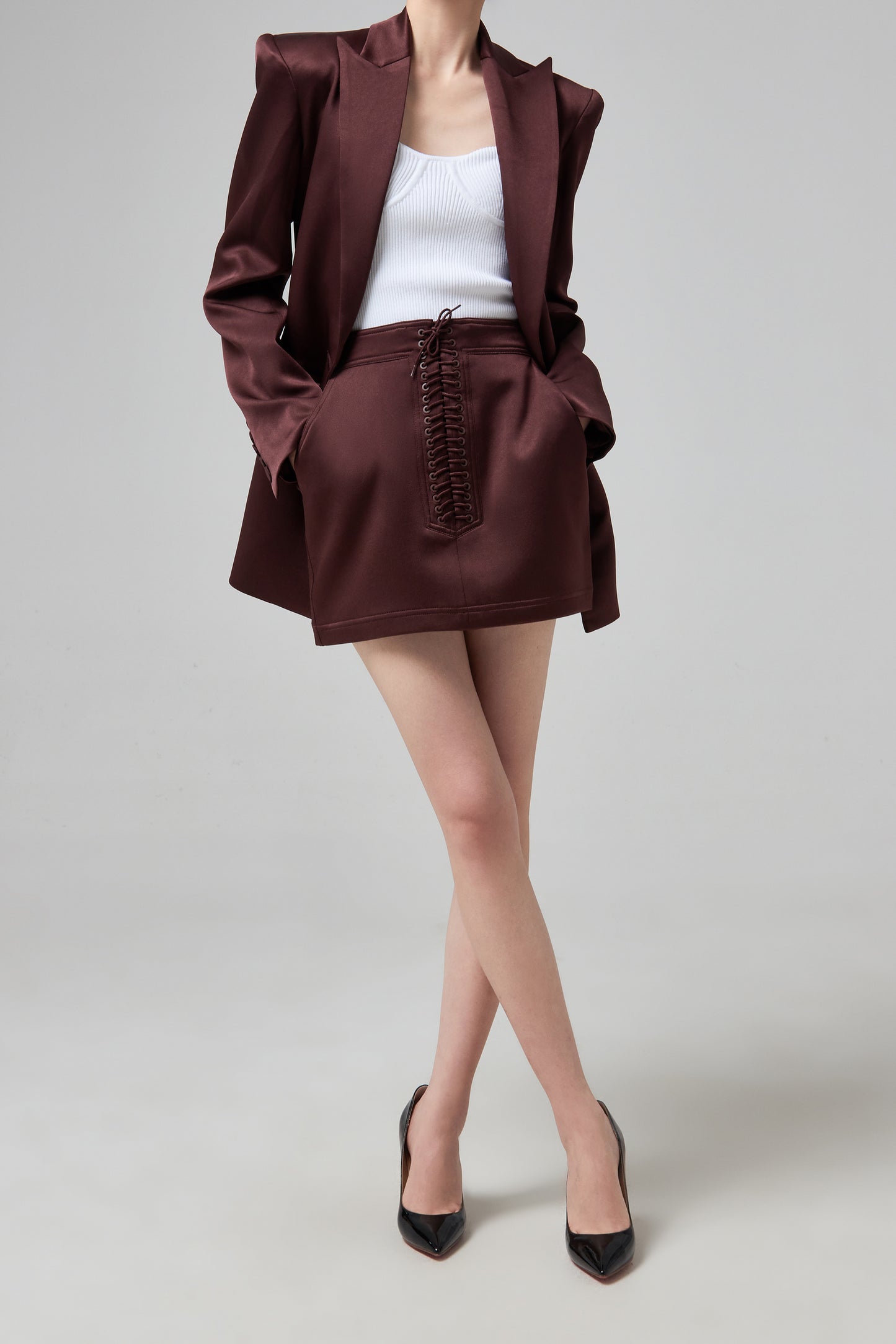 HARTFORD- SATIN CREPE OVERSIZ