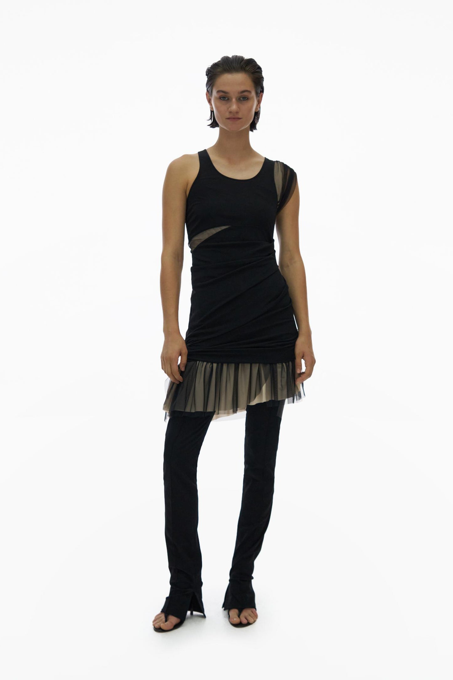 CREPE TANK DRESS.CRE