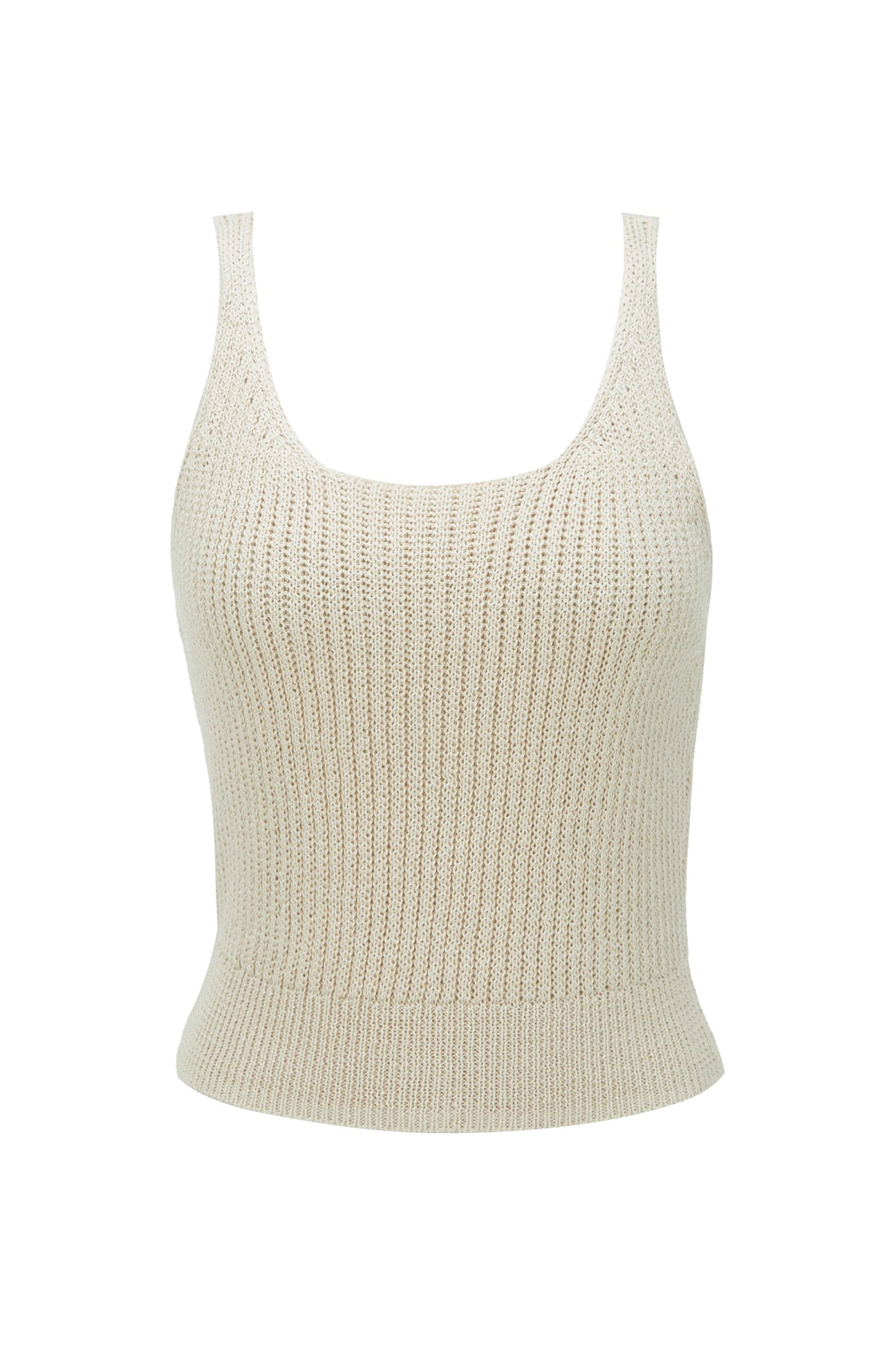LINEN KNIT TOP
