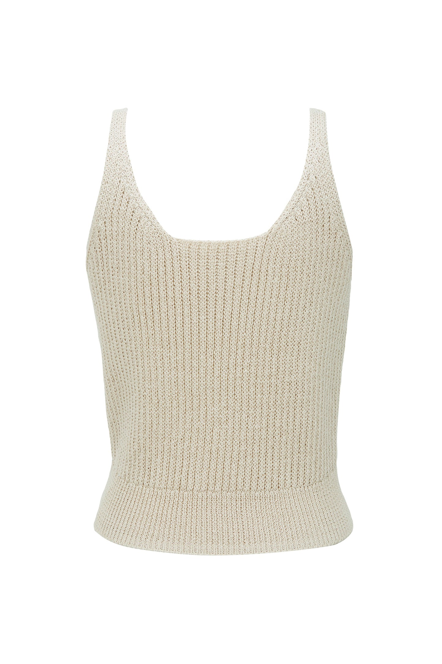 LINEN KNIT TOP