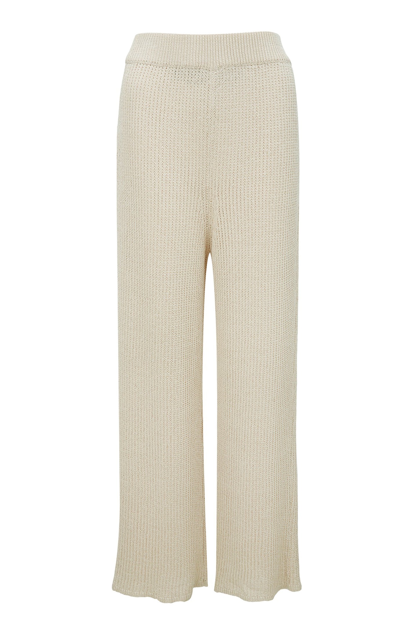 LINEN KNIT PANTS