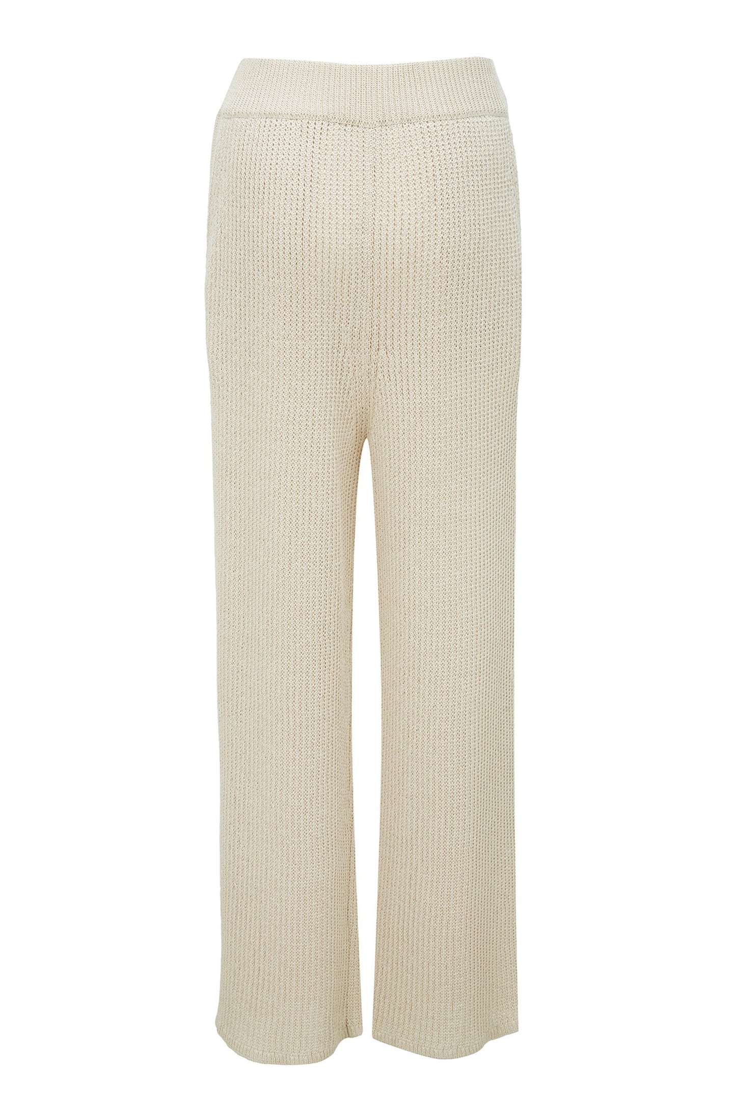 LINEN KNIT PANTS