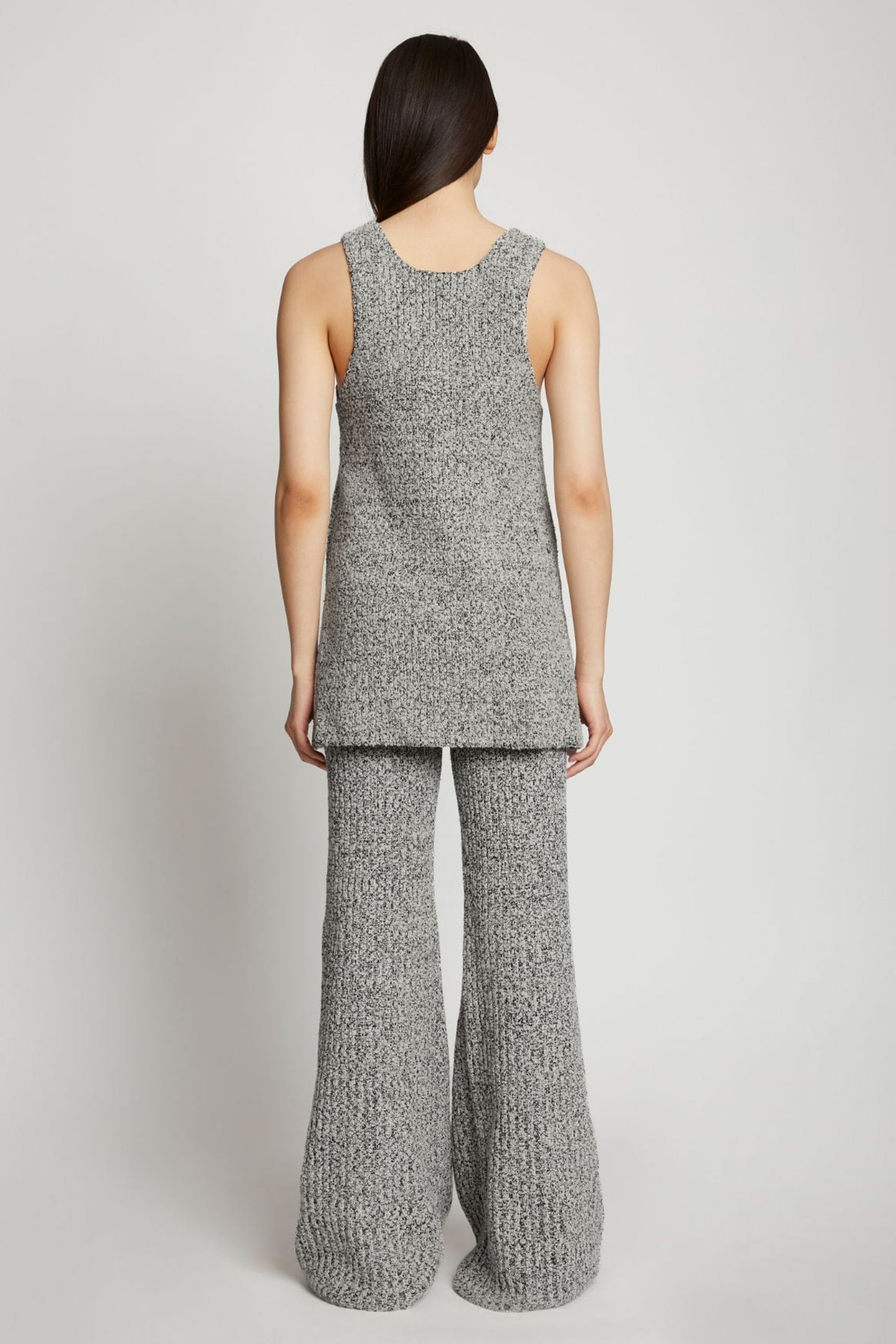 MELANGE BOUCLE KNIT TANK