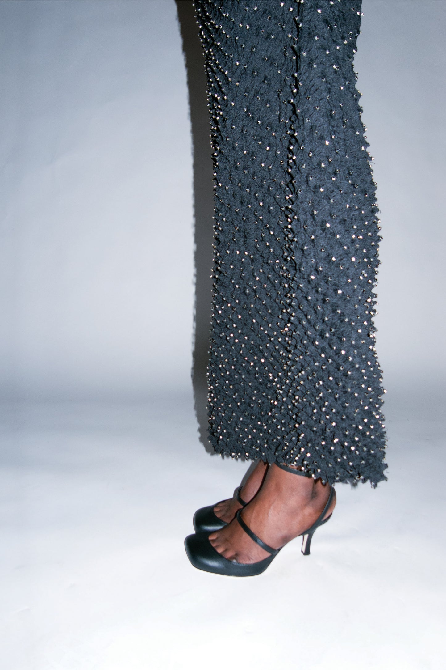 ARCED SPIRAL MARY JANE HEEL