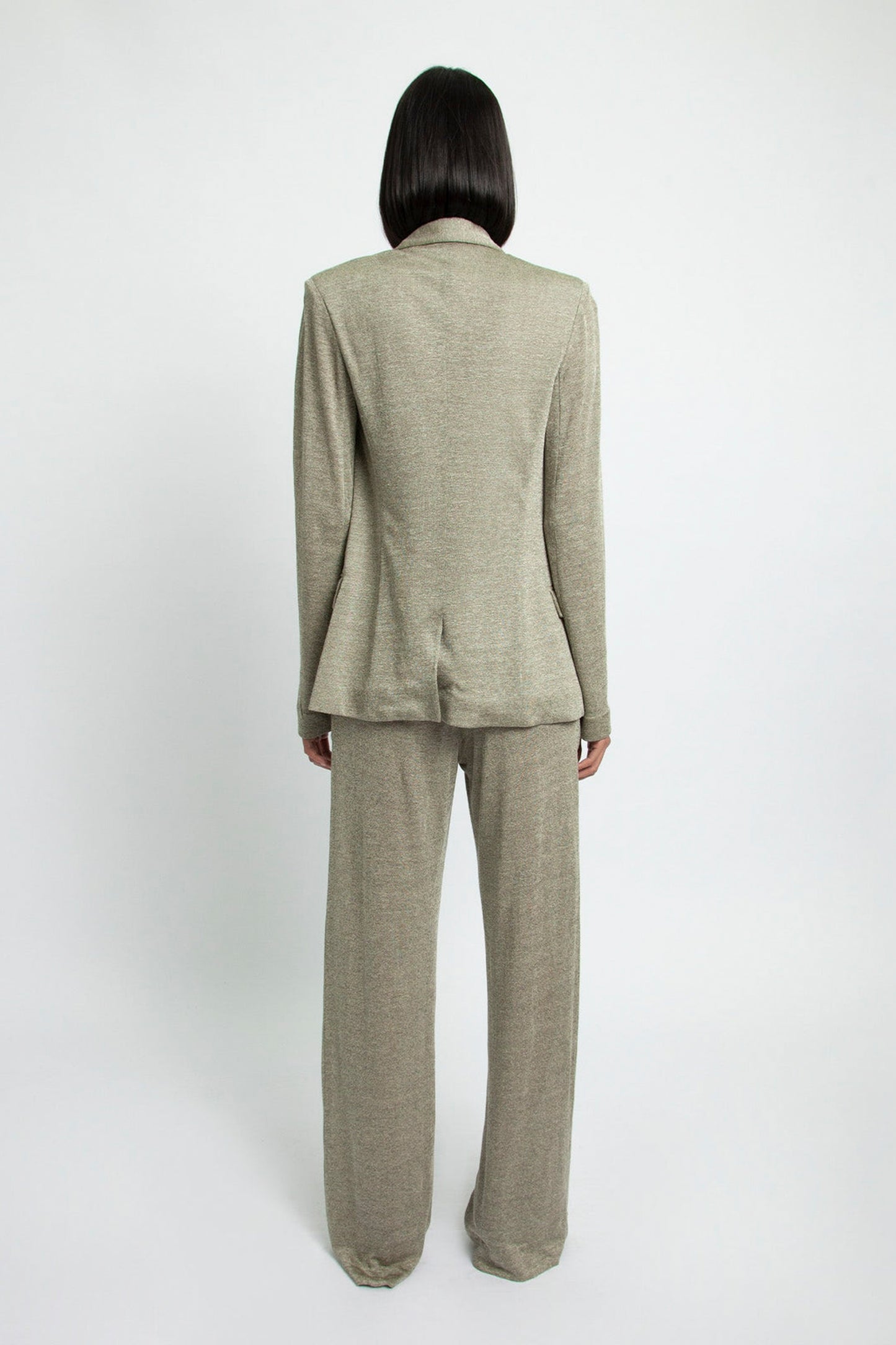 LOW RISE MARLED TROUSER