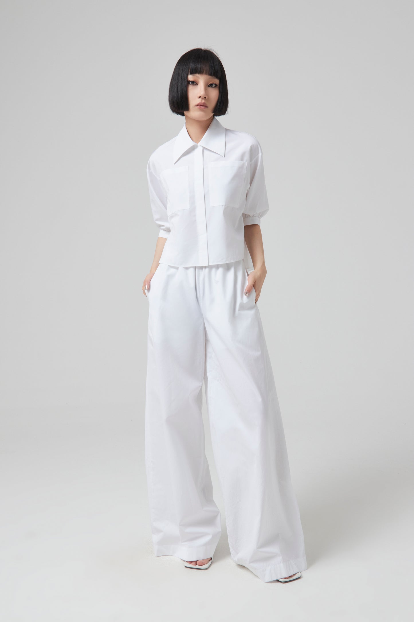 BOXY SHIRT W SIDE VENTS