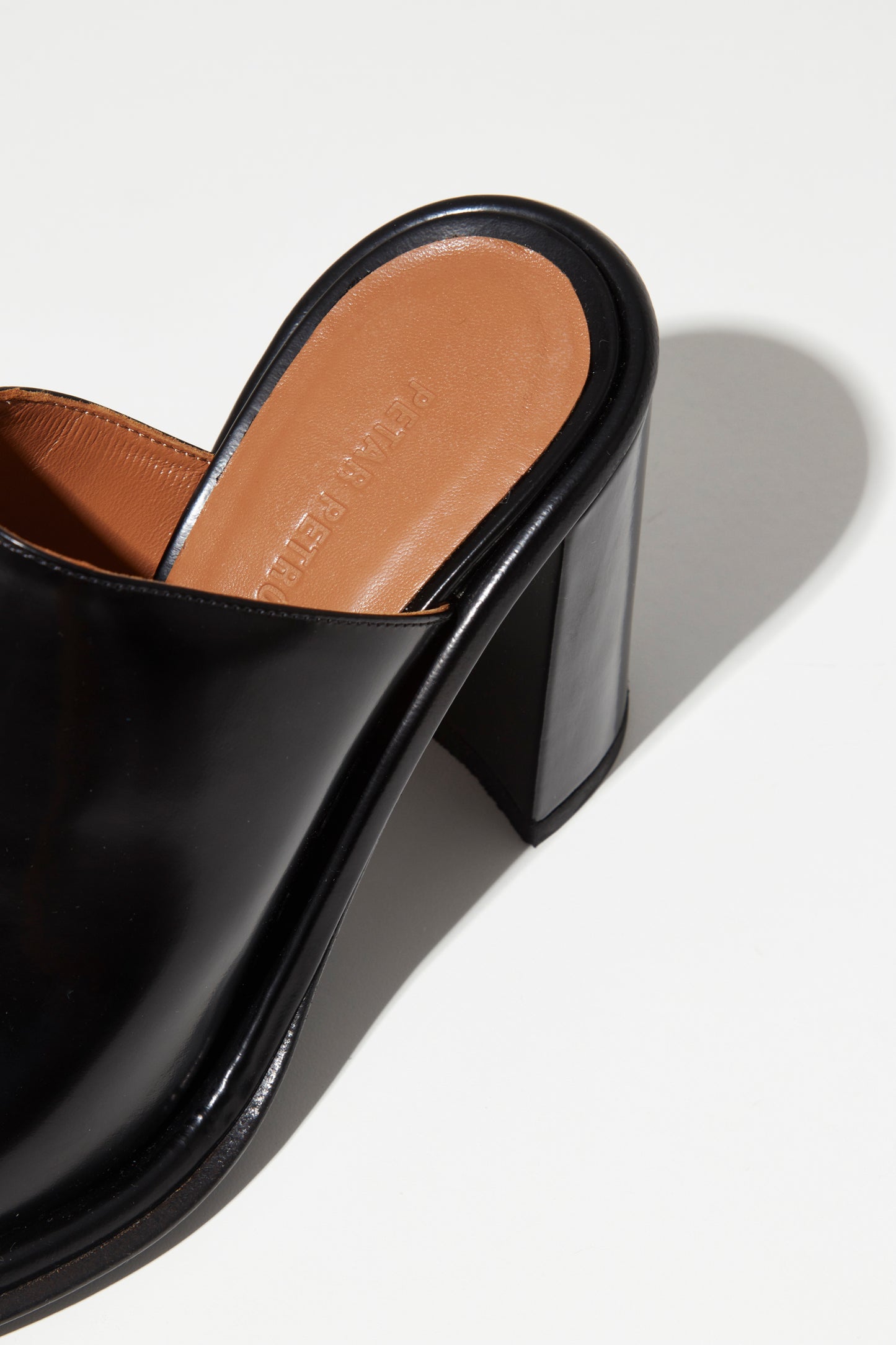 BLOCK HEEL MULES