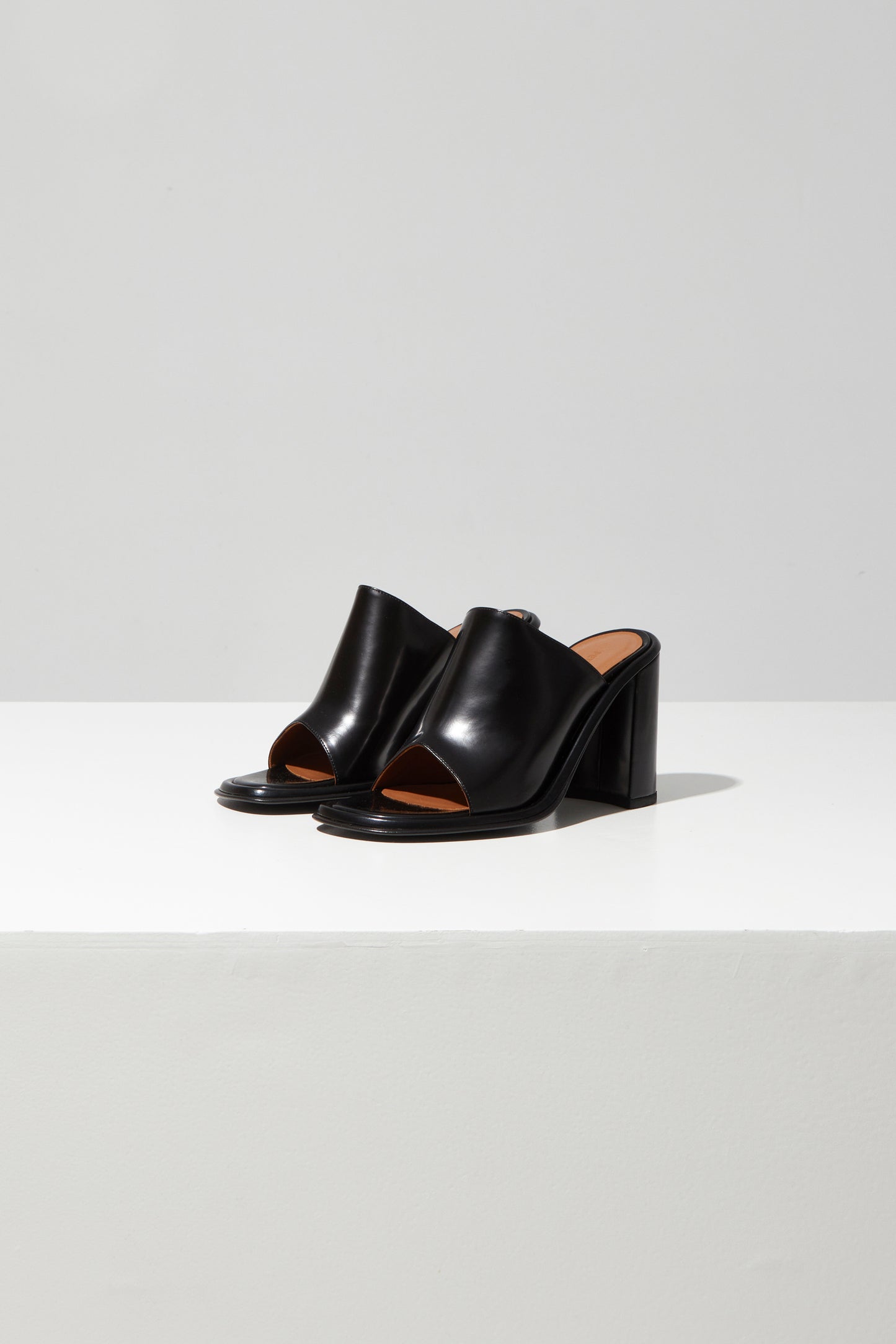 BLOCK HEEL MULES