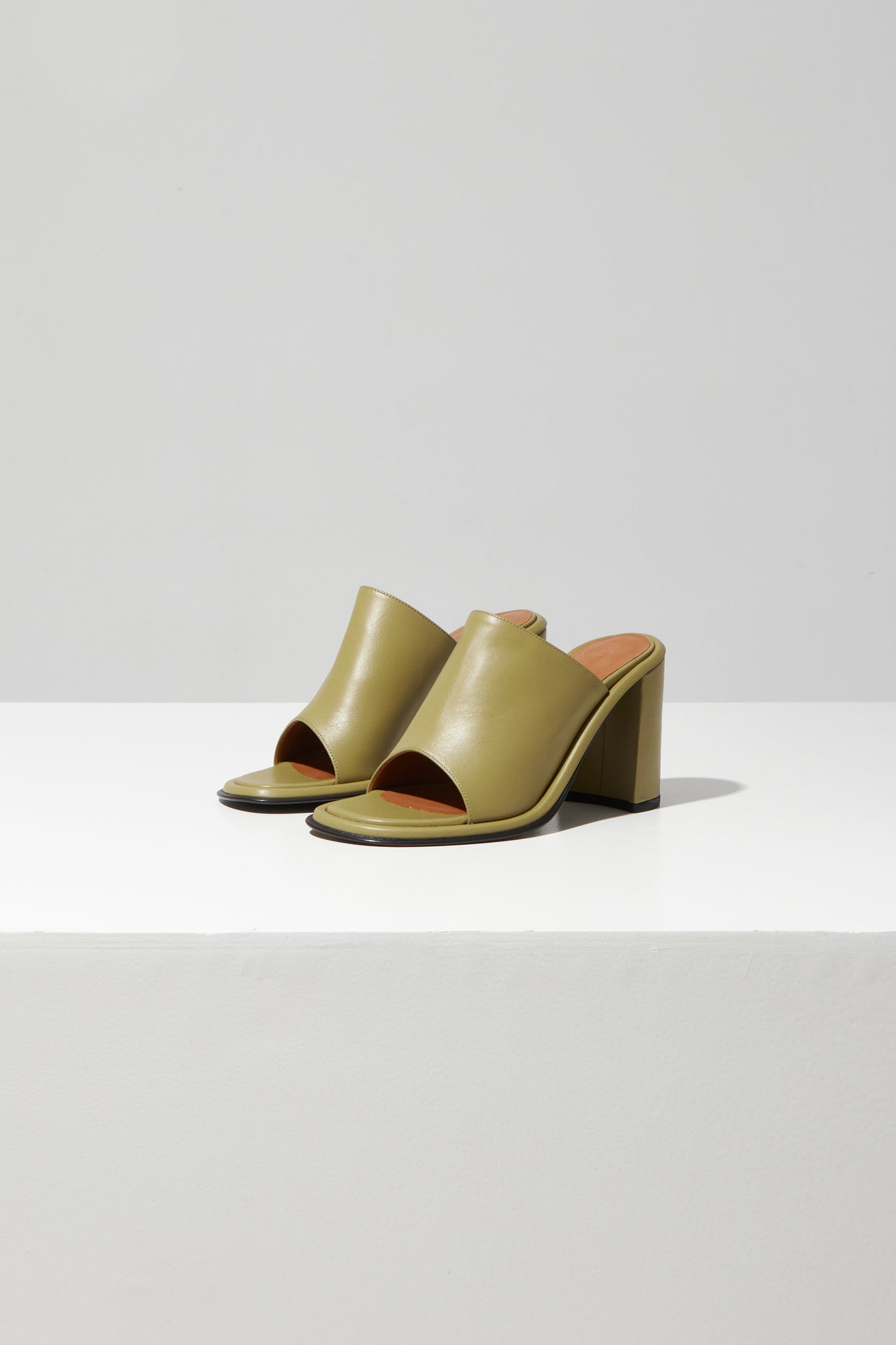 BLOCK HEEL MULES