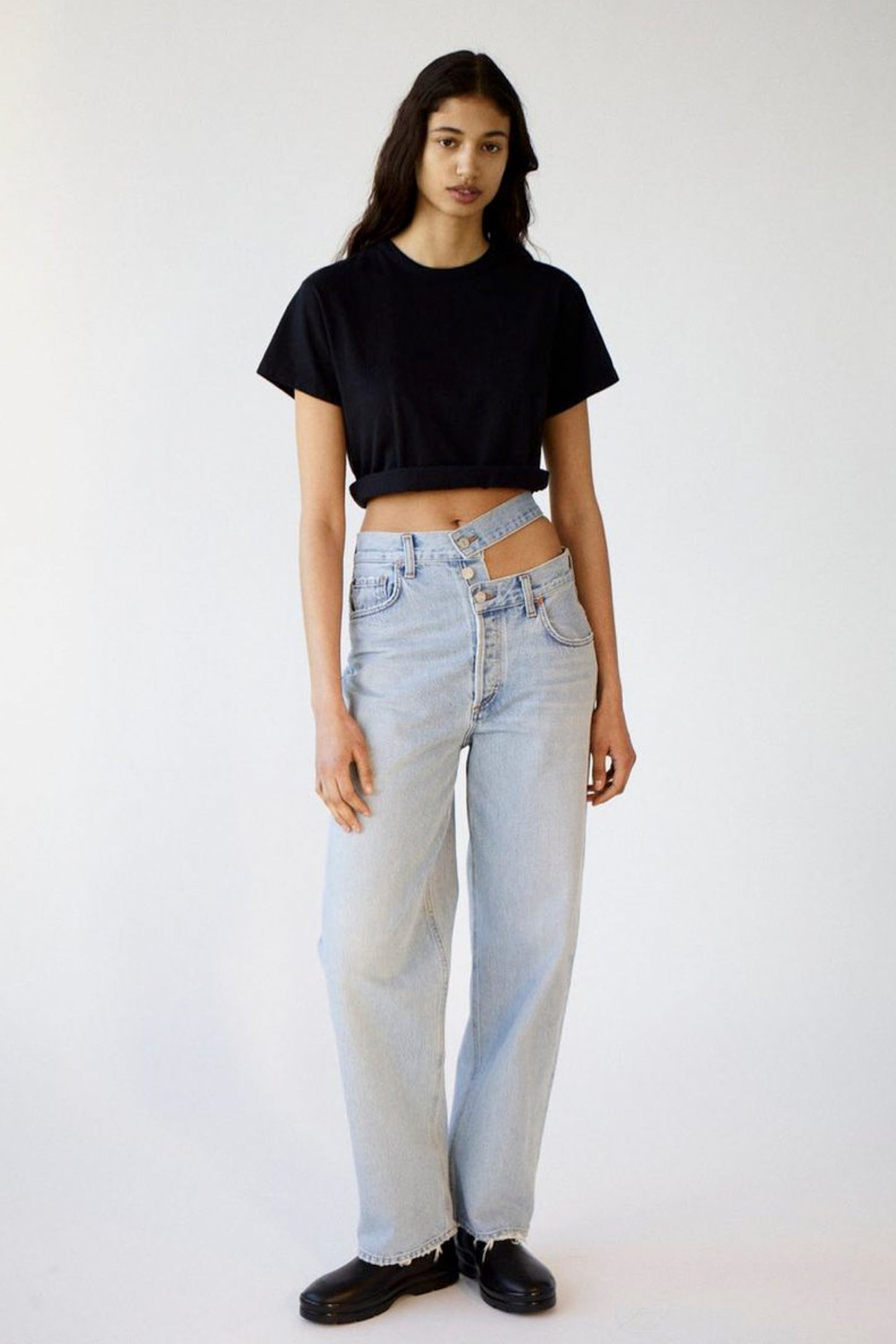 BROKEN WAISTBAND JEAN IN SIDELINE (ORGANIC COTTON)