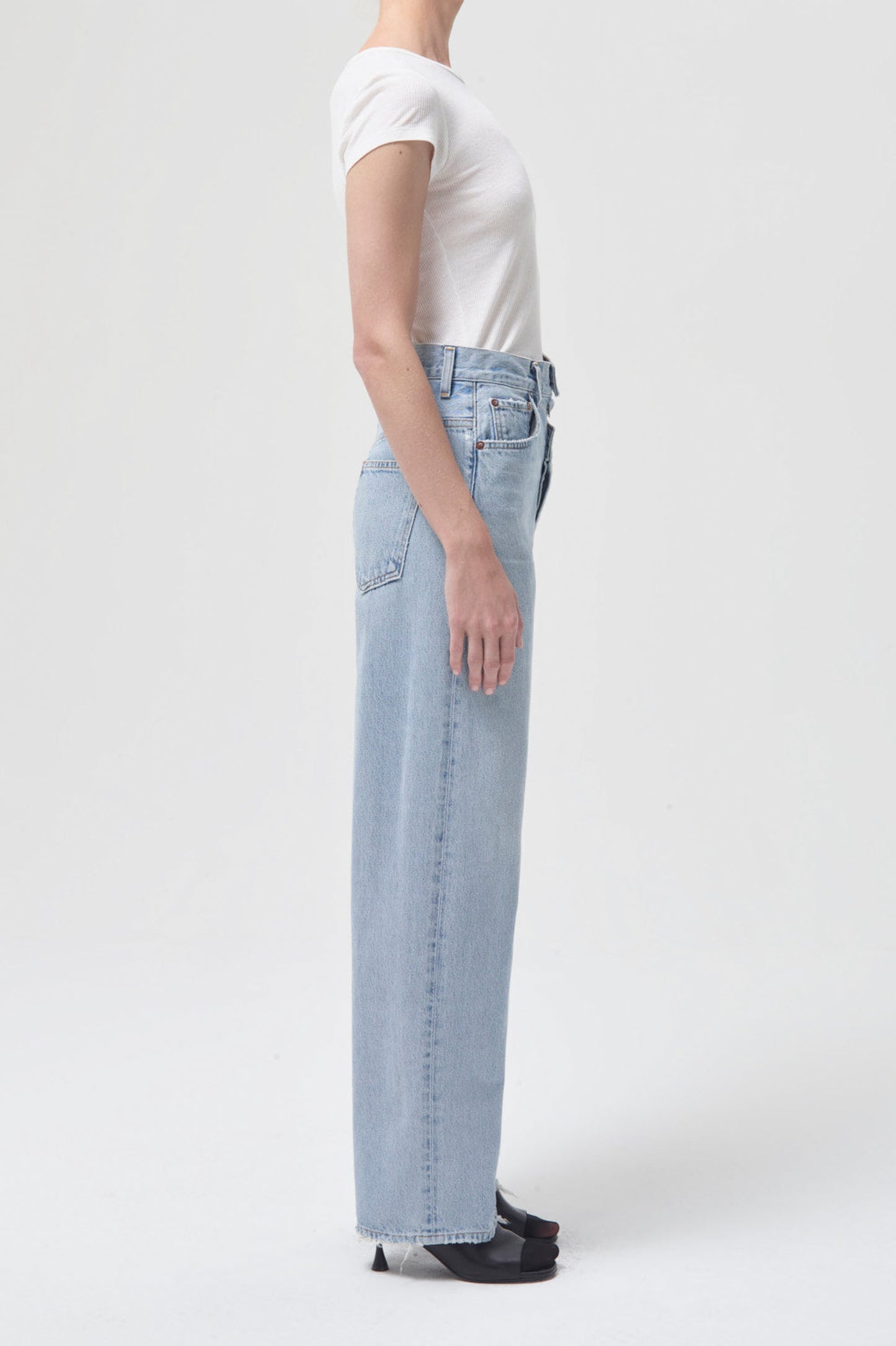 BROKEN WAISTBAND JEAN IN SIDELINE (ORGANIC COTTON)